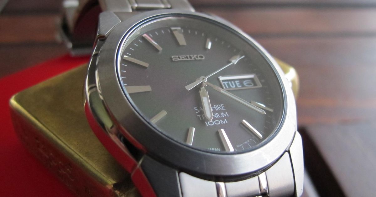 稼働美品希少モデル】SEIKO SGG731P1 – チタン＋サファイアガラス 