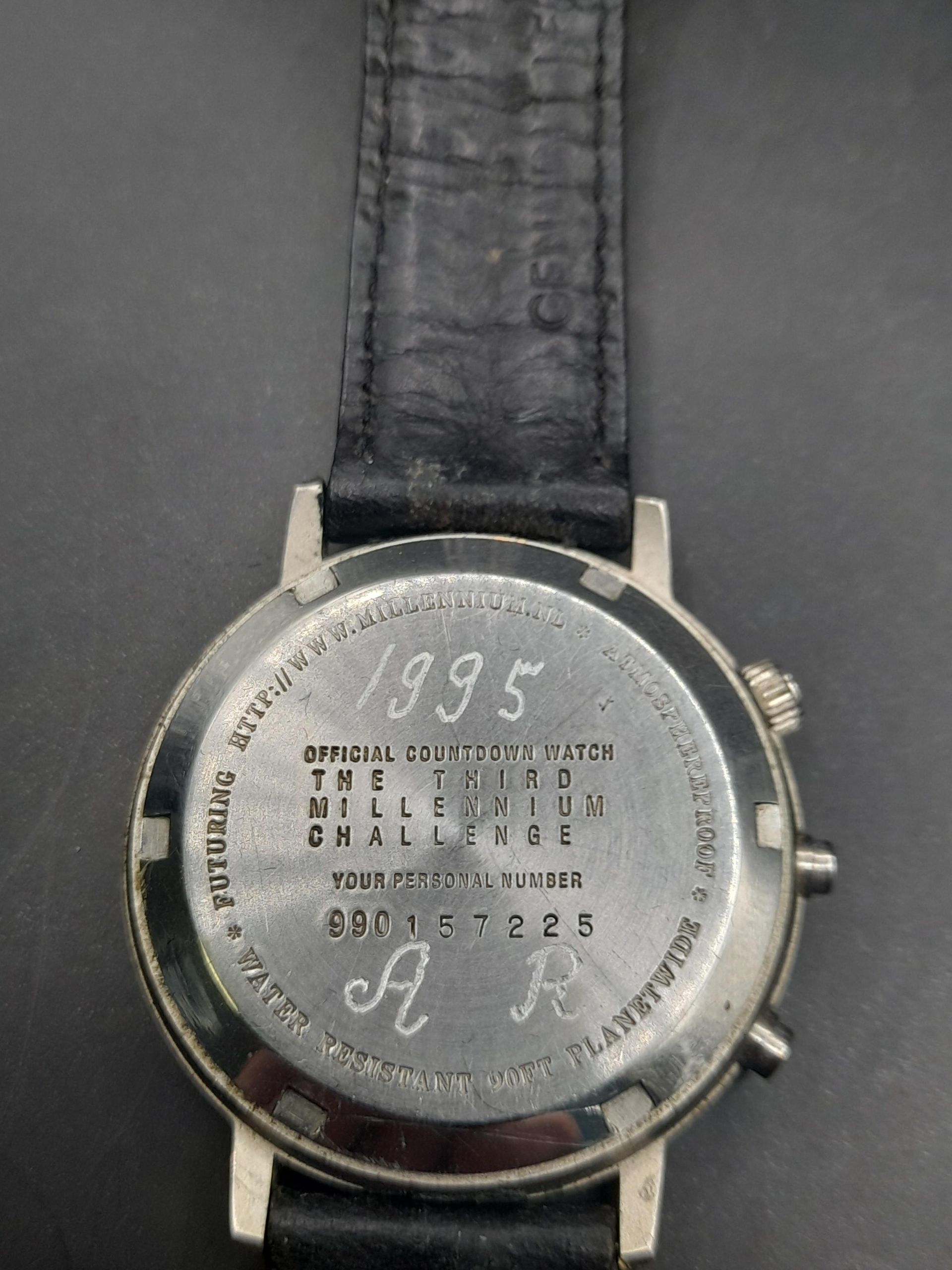 Coinwatch,‎ Year 2000, Count Down Third Millennium Watch NWT COUNTDOWN CLOCKS TIME REMAINING YEAR 2000 THE NEXT  main image 3