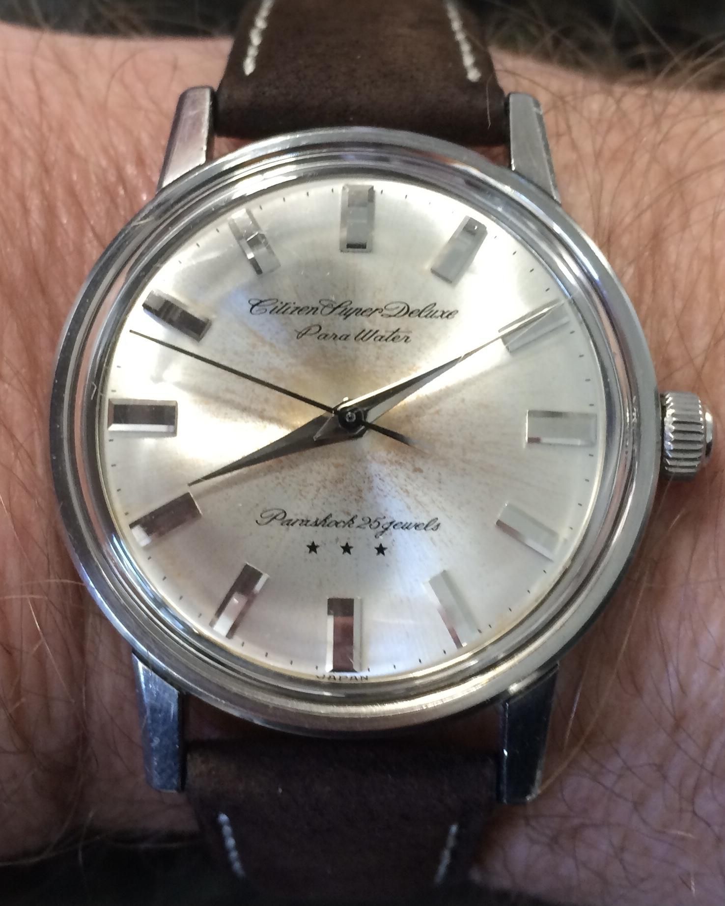 More wabi-sabi - 1966 Citizen Super Deluxe 25 jewels | WatchCrunch