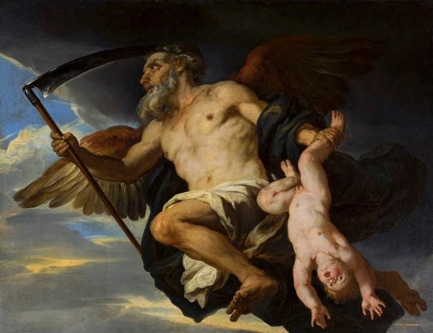 God Cronos Clock Chronos and Cronus: Exploring the Greek Gods of Time and Mythology ...