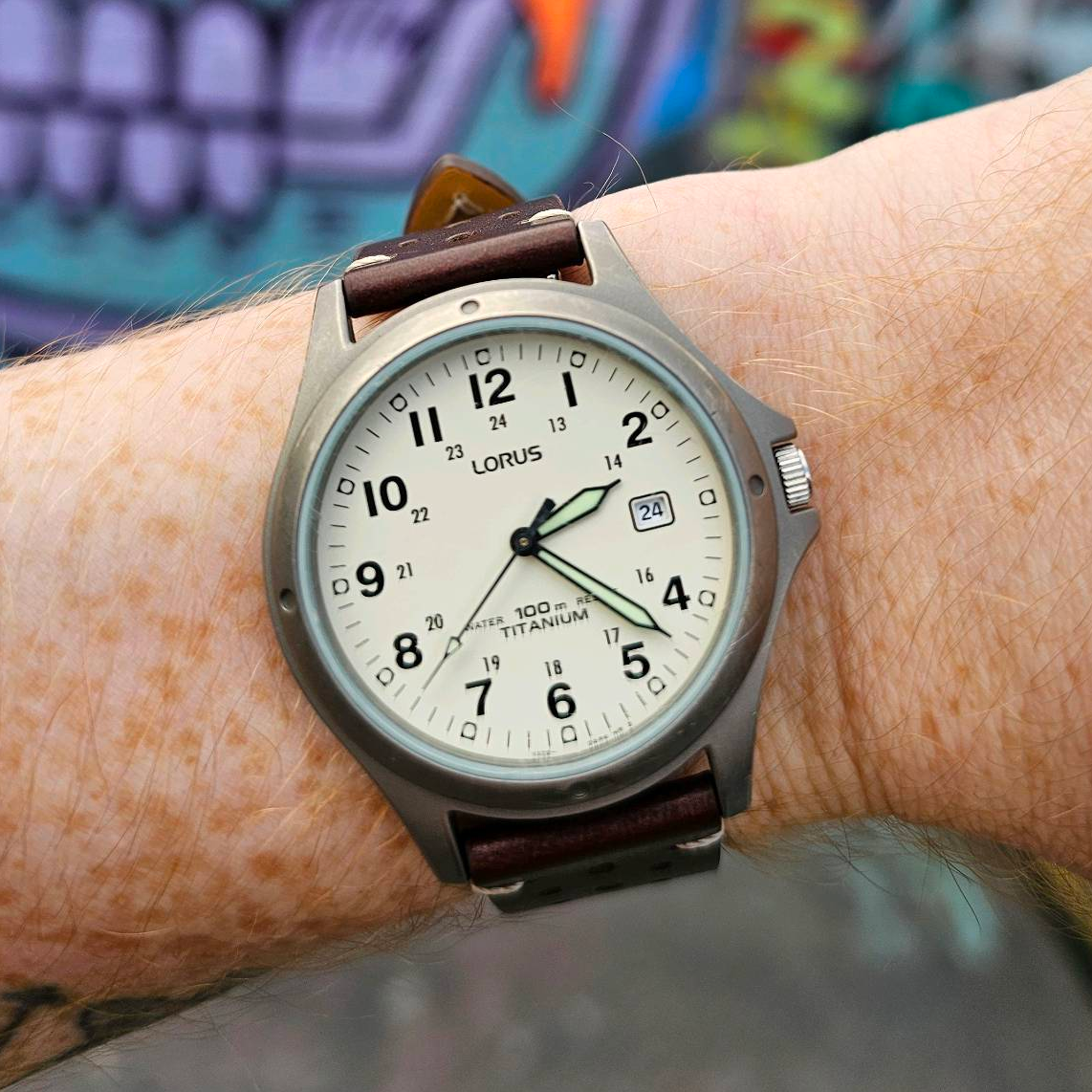 Lorus Rxd425l8 Lorus Field Watch Titanium Lorus Military Style