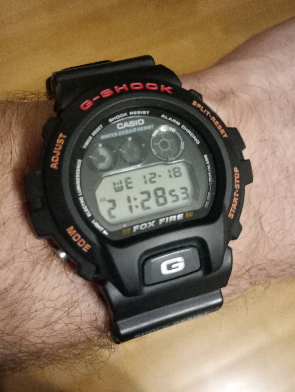 Casio G-Shock DW-6900 Fox Fire | WatchCrunch