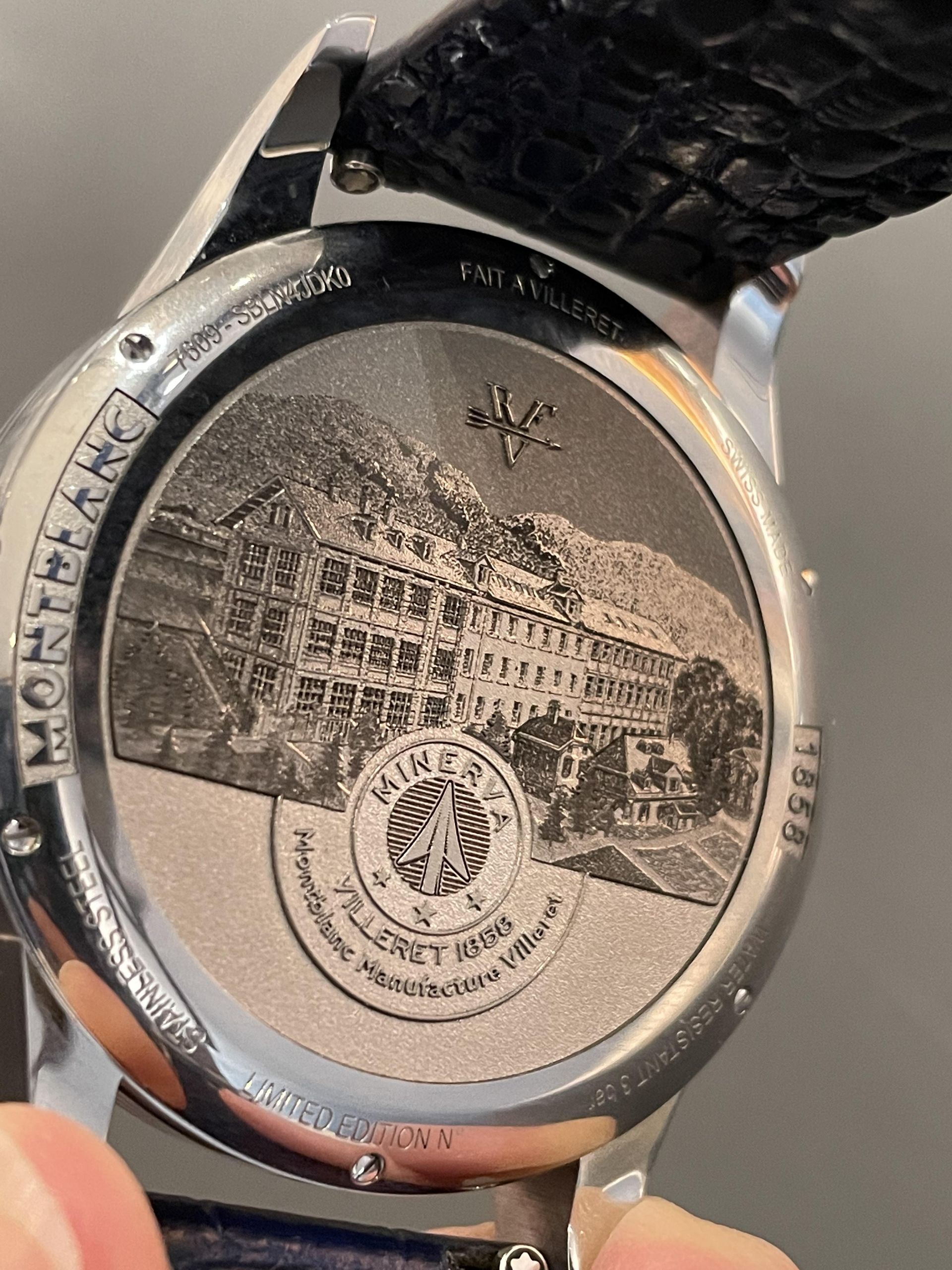 Mouvement Chronographe Suisse RFV Robert Frères Pour Minerva - Modèle 1750, Occasion Pour Pièces/réparation