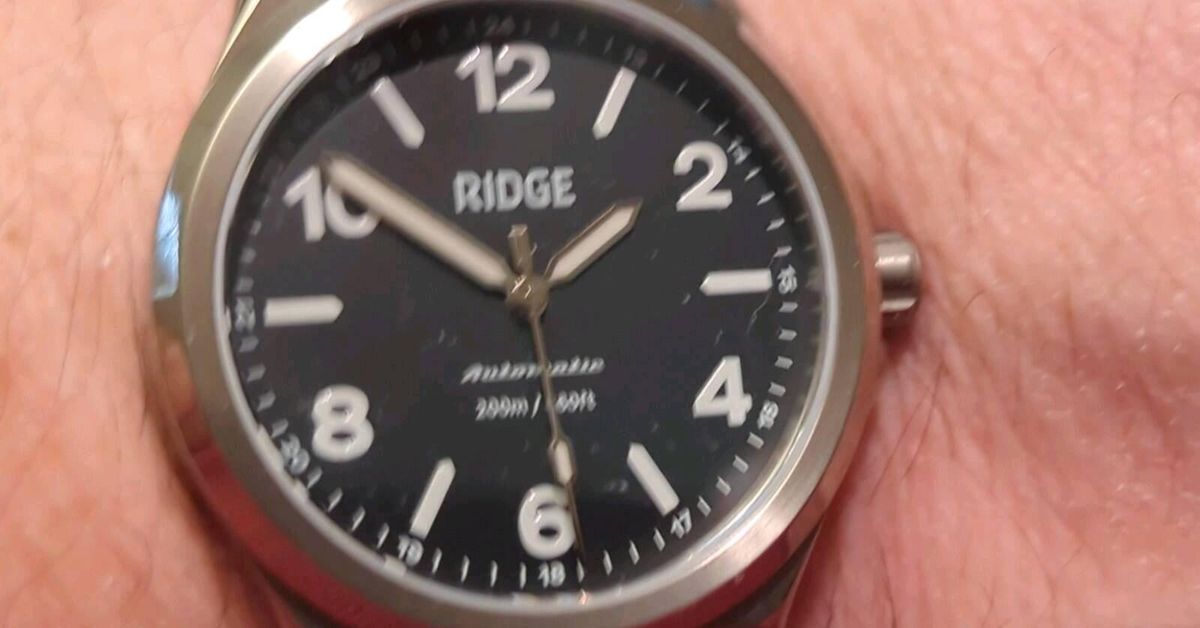 Ridge releases new titanium field watch | WatchCrunch