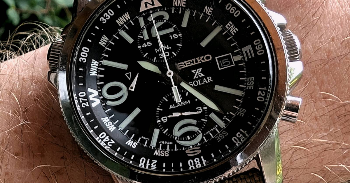 Seiko Solar Chronograph | WatchCrunch