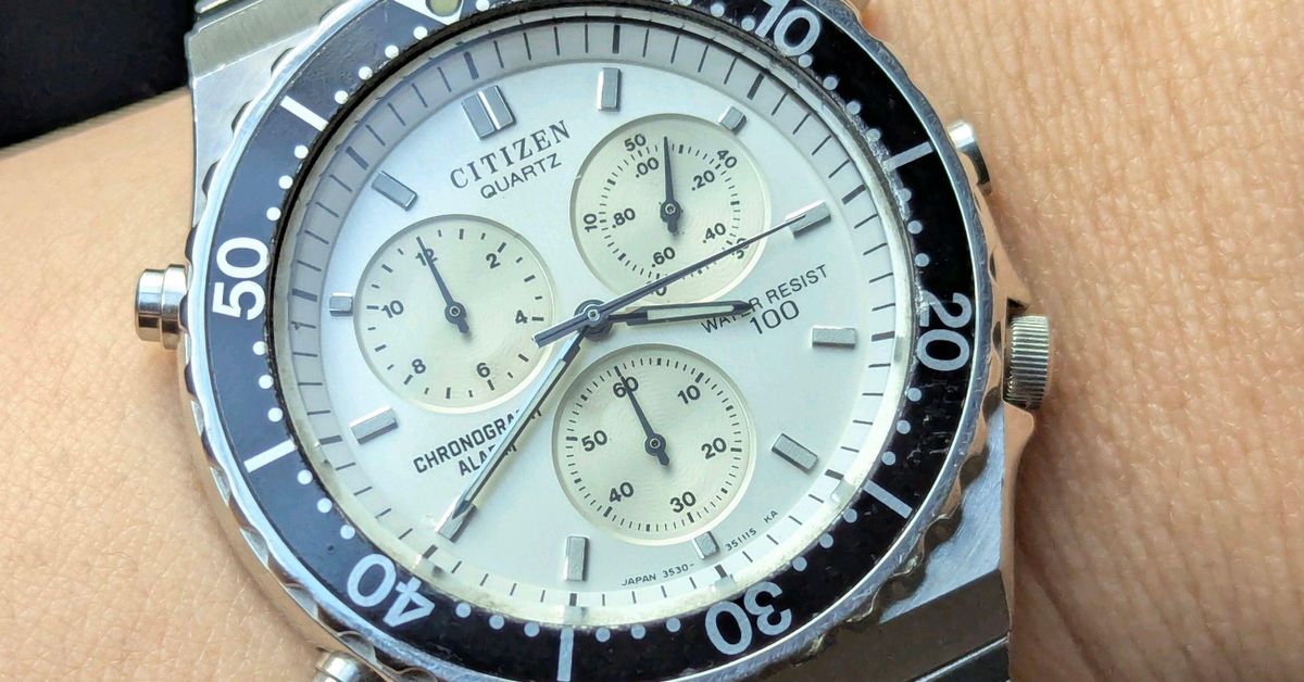 80s Citizen white 3530-351011, my Mt. Fuji Watch. | WatchCrunch