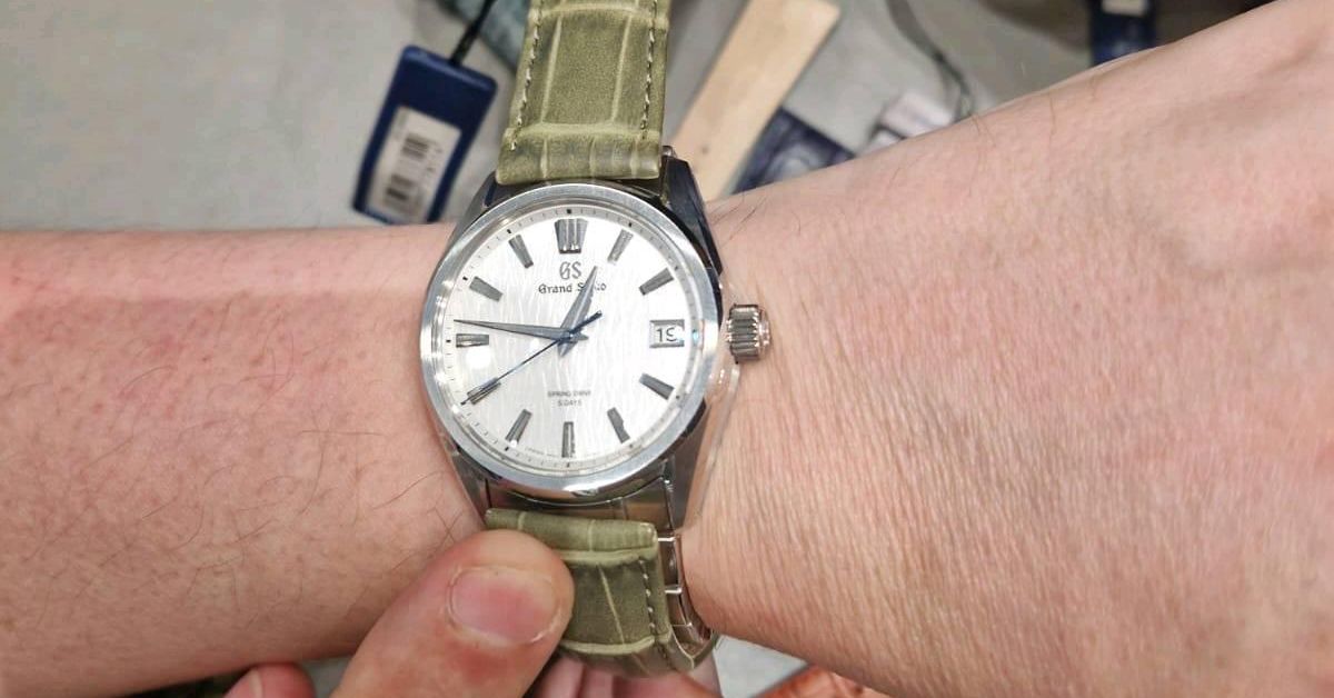 Official Grand Seiko straps for White Birch. | WatchCrunch