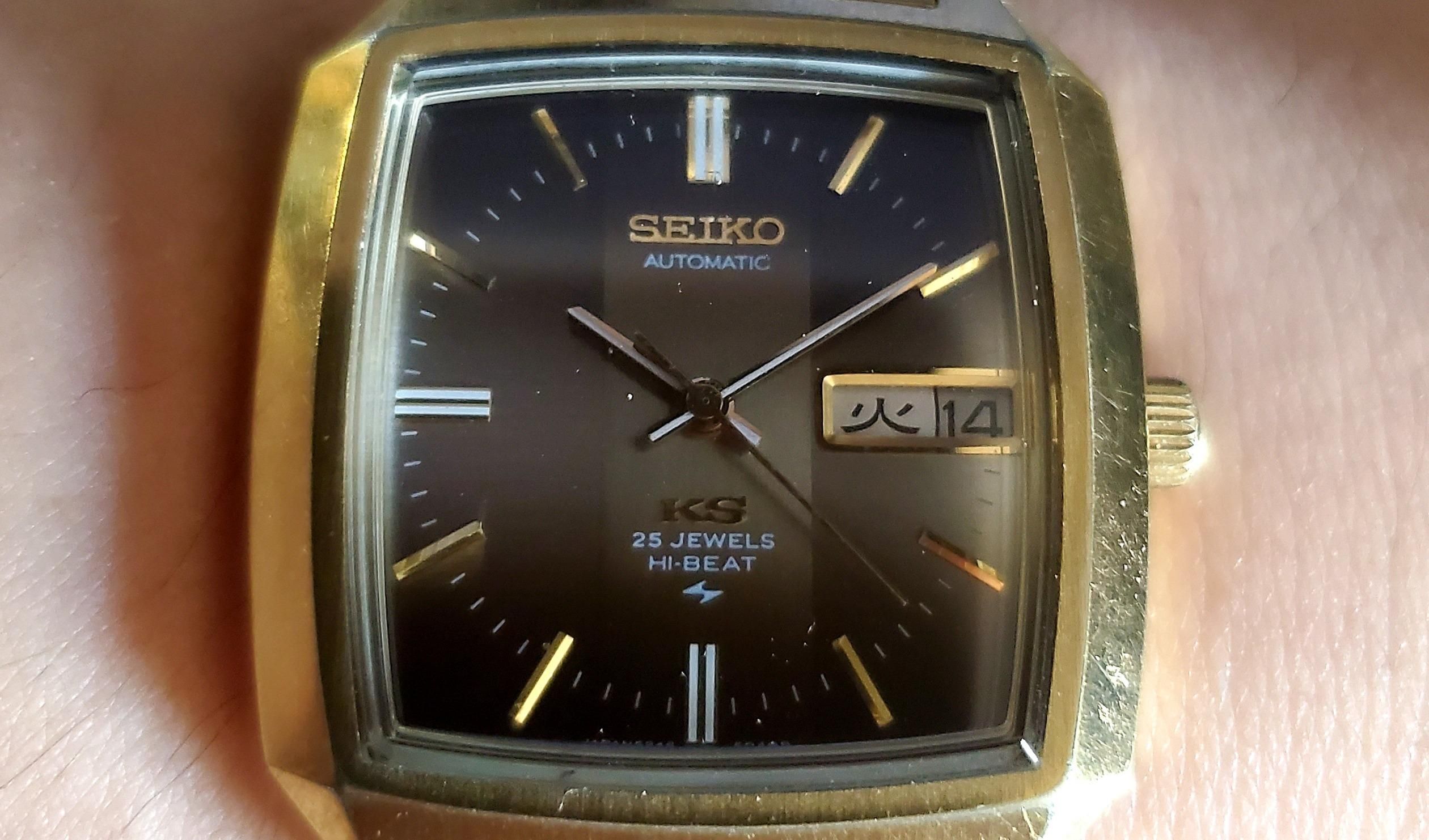 Yahoo!オークション L8□【不動/ジャンク】KING SEIKO 5246-5020 VANAC 