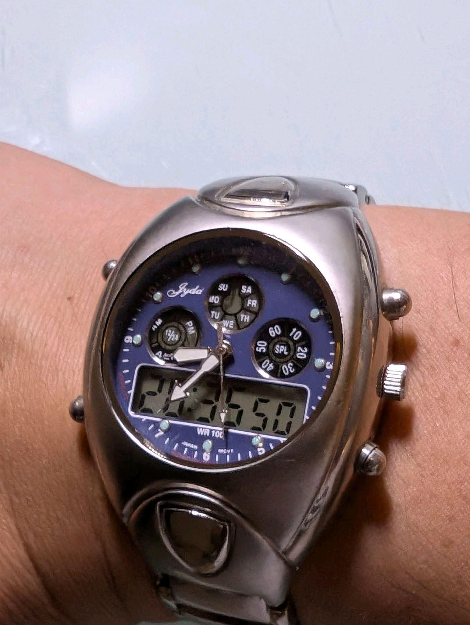 Gyda Quartz Analog + Digital Watch