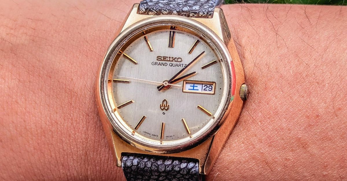 Seiko Grand Quartz 4843-8041, made in September of 1976 | WatchCrunch
