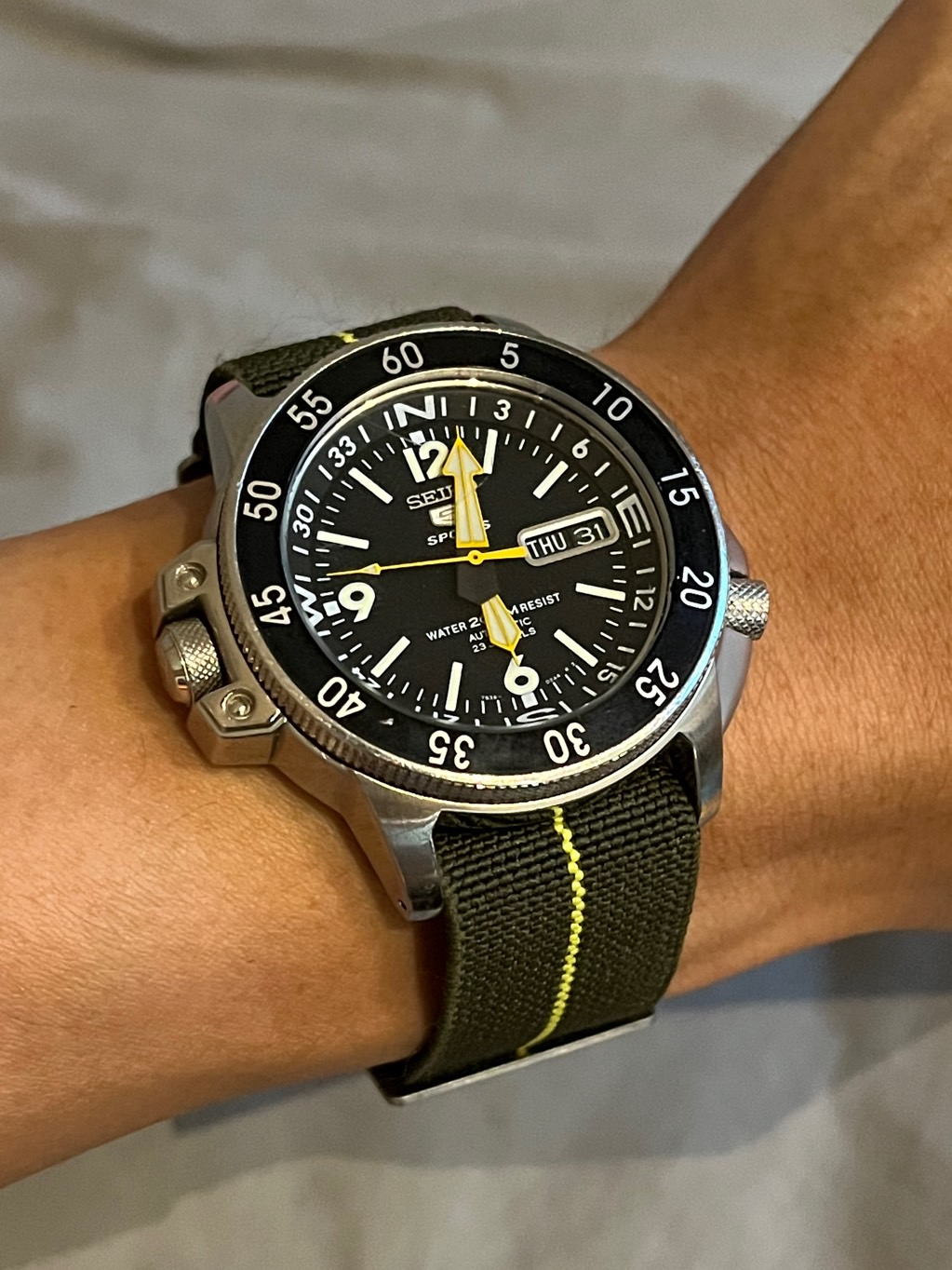 Seiko Atlas Skz211k1 Land Shark Skz211k1 Review MN Strap On Seiko
