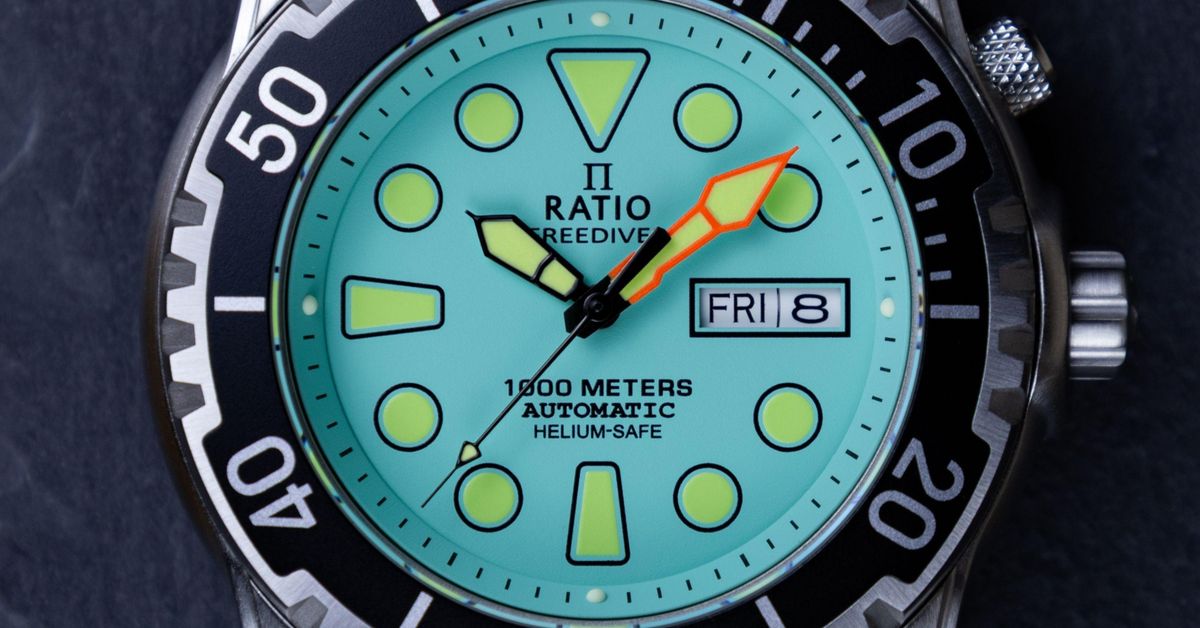 🚨#NewWatchAlert🚨 Ratio FreeDiver 1068HA90-34VA-IBLU | WatchCrunch
