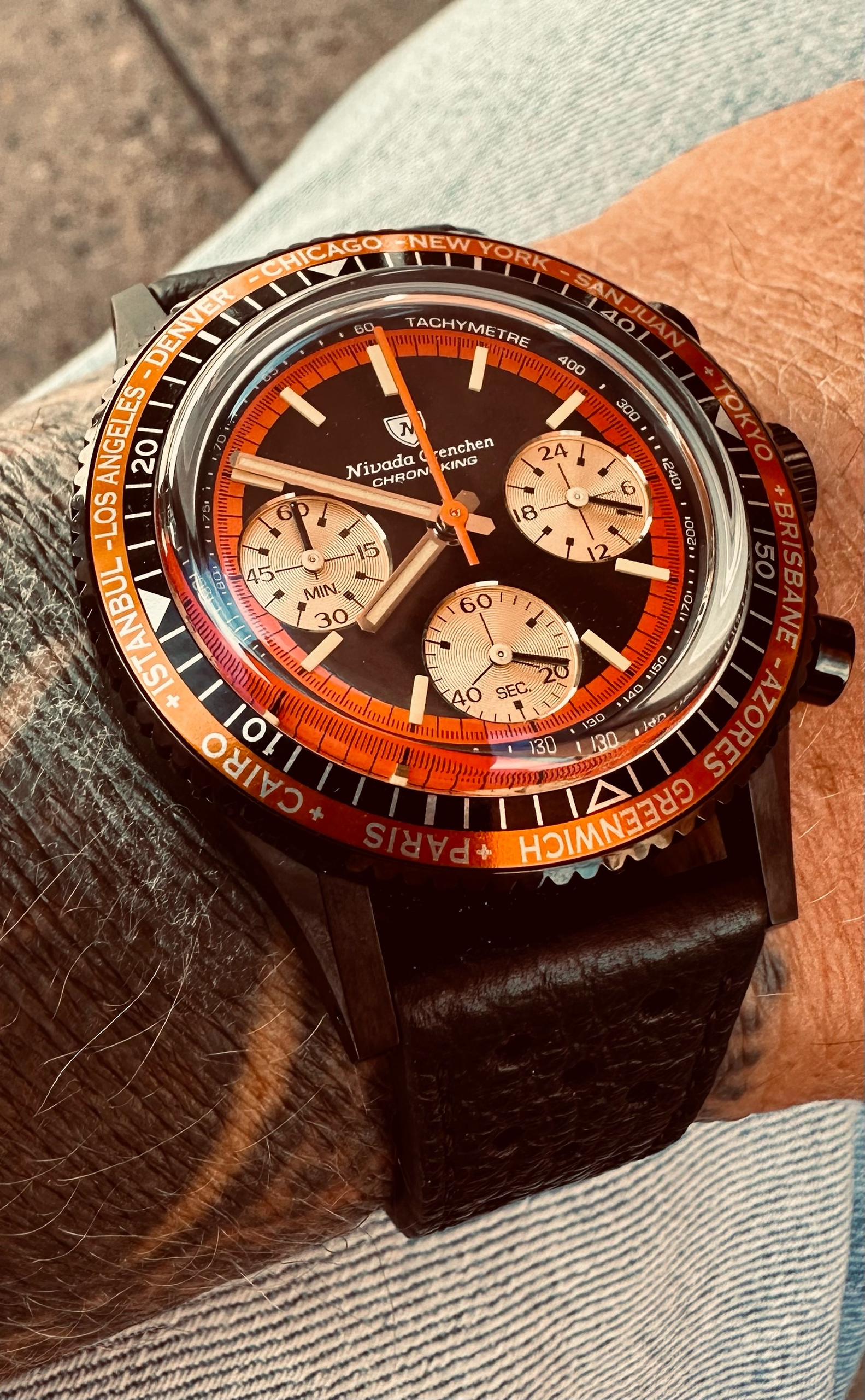 Review Nivada Grenchen Mecaquartz Black | WatchCrunch