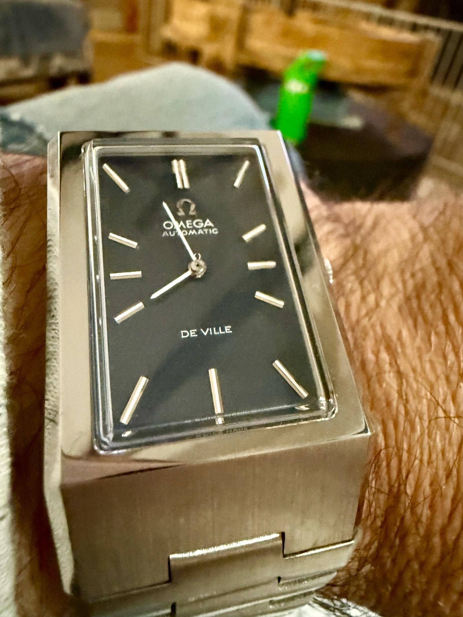 Starting to get into some vintage Omegas. Omega De Ville Tank Automatic  Jumbo 155.007 | WatchCrunch