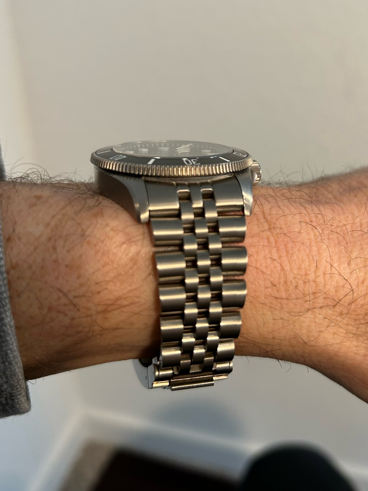時計 Jubilee Bracelet for TUDOR Pelagos 39 Uncle Straps Titanium Jubilee Bracelet (Tudor Pelagos 39mm