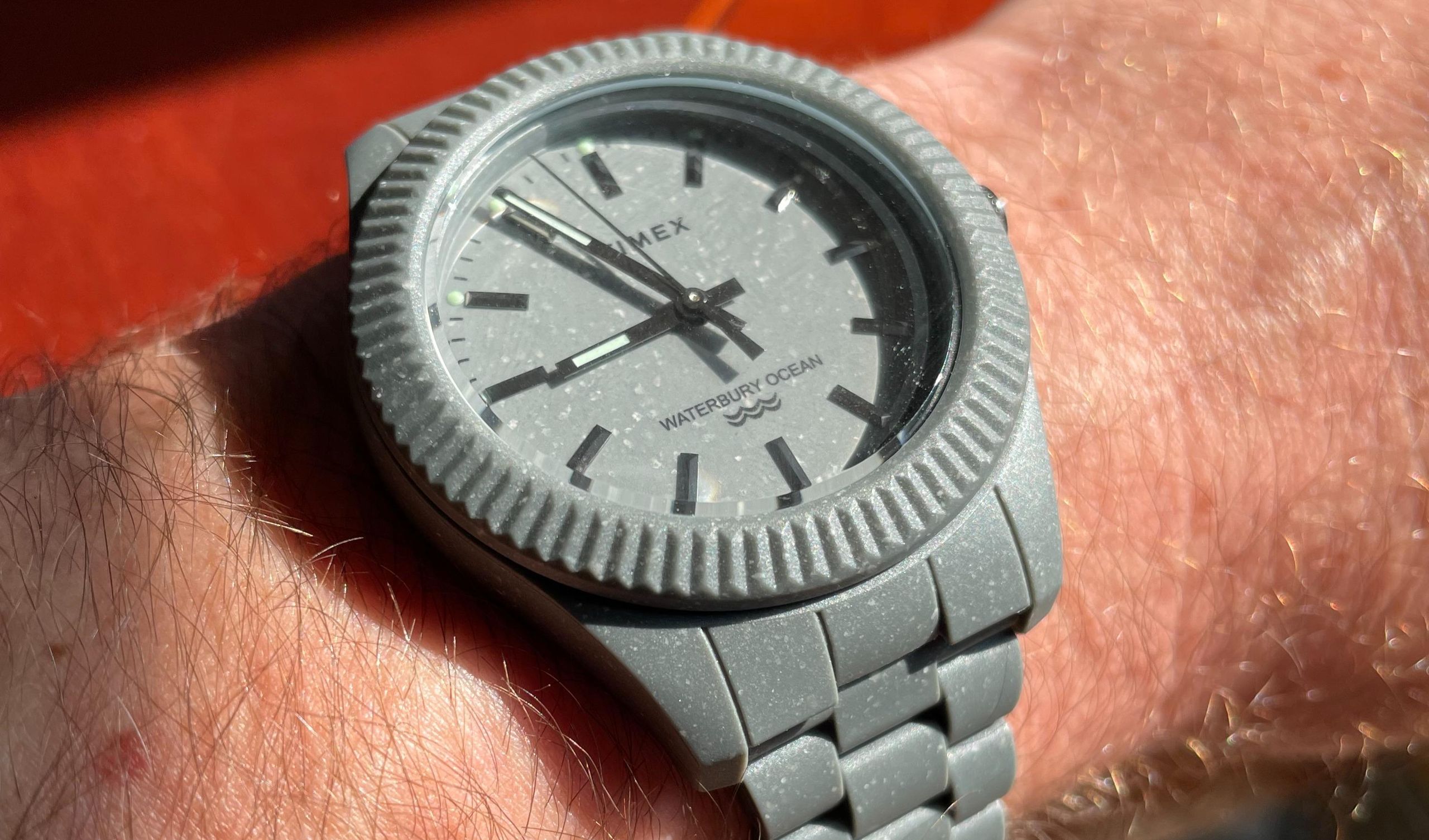 Orologio Uomo Timex Waterbury Ocean 42mm In Plastica Riciclata - Bracciale In Tessuto E Quadrante Luminoso - 2
