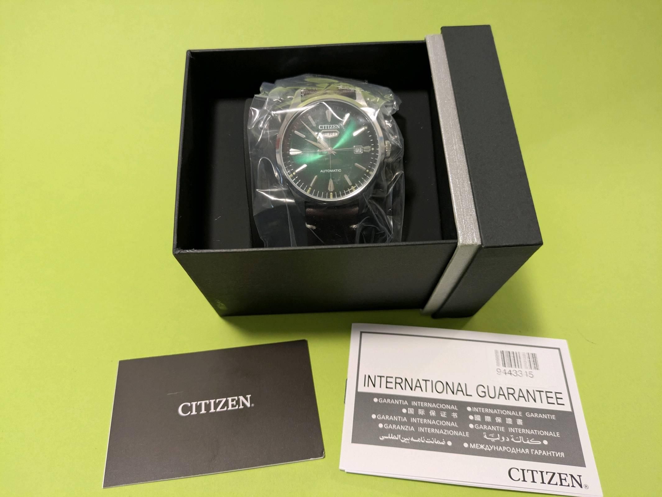 New Watch Day – Citizen NH8390-03X (=C7 Green) | WatchCrunch