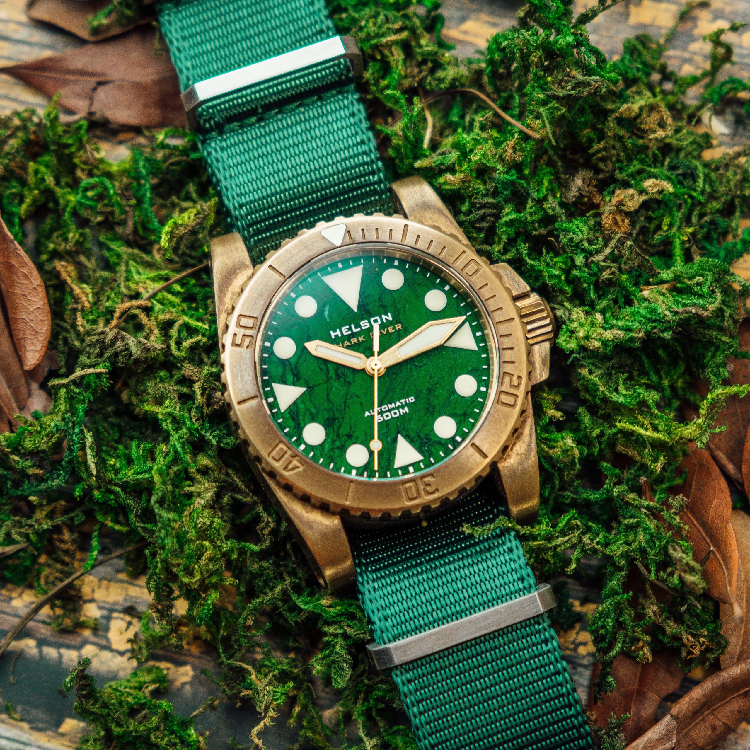 Helson Shark Diver 42 Brass. What do you think of jade dials