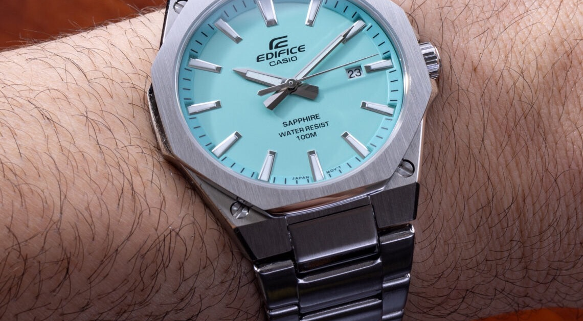 Casio Edifice EFR-S108 Tiffany | WatchCrunch