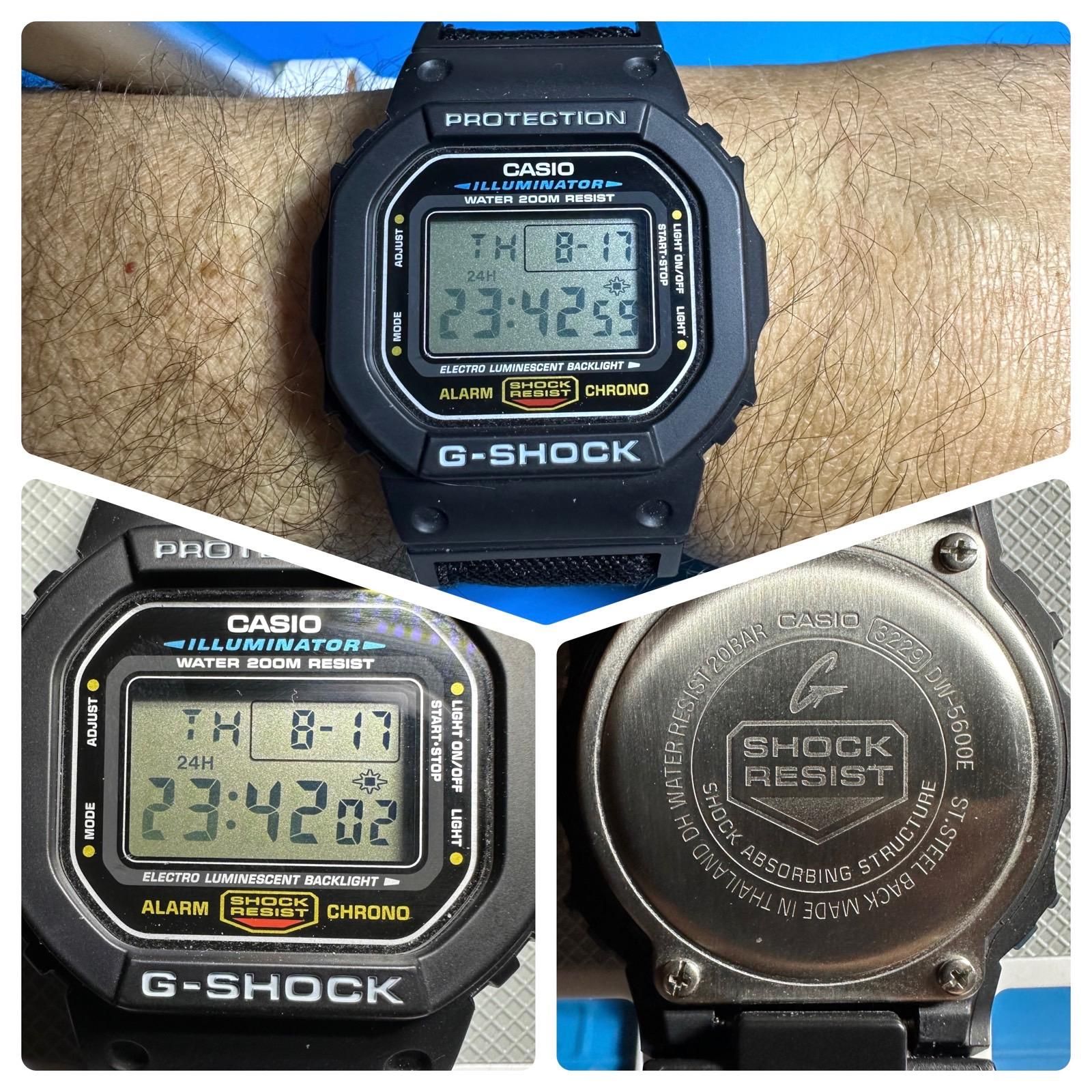 CASIO G-SHOCK DW-5600 ネイビー G-SHOCK CASIO カシオ Gショック メンズ腕時計 ベーシックモデル