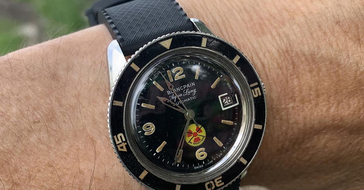 Great History on this Blancpain Fifty Fathoms Aqua Lung No Radiations ...