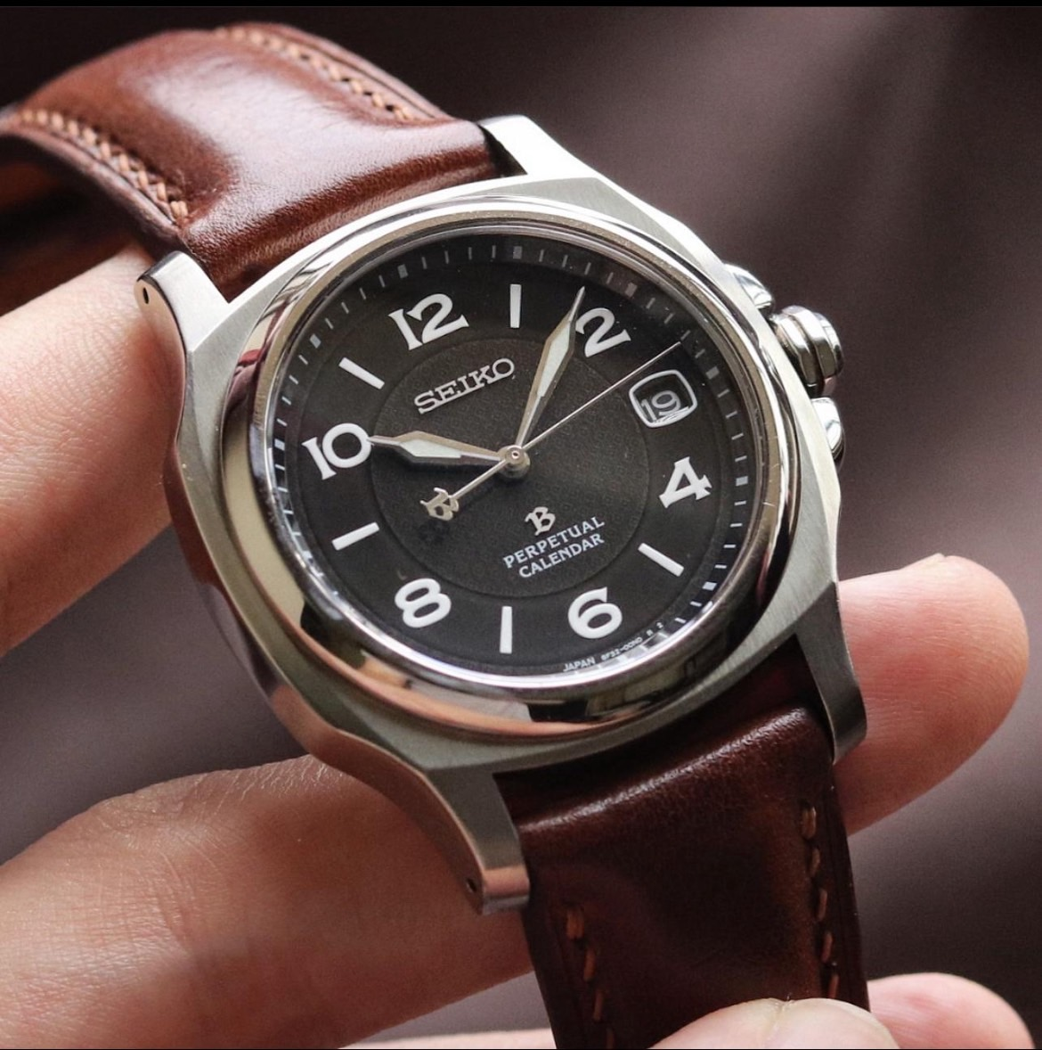 稼働 SEIKO BRIGHTZ 腕時計 パーペチュアルカレンダー チタン547