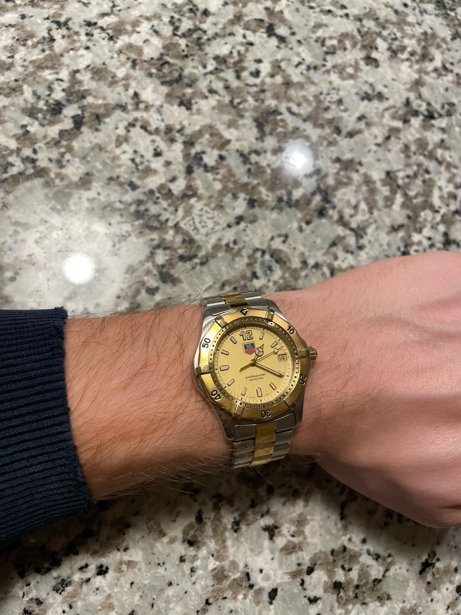 TAG Heuer 2000 Gold Men's Watch - WK1121 for sale online | eBay