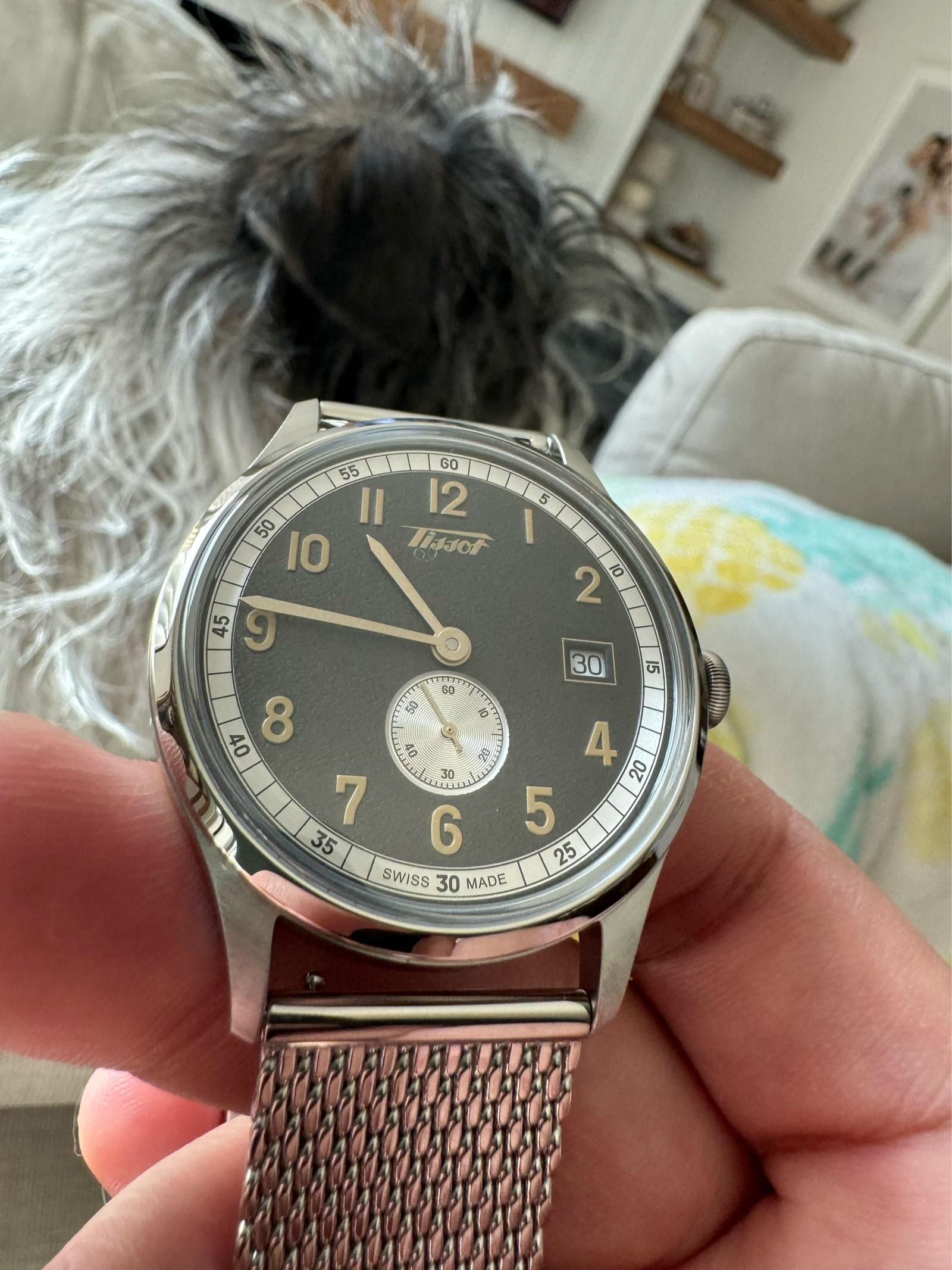 Just got the Tissot Heritage 1938 (small seconds) and it looks WAY