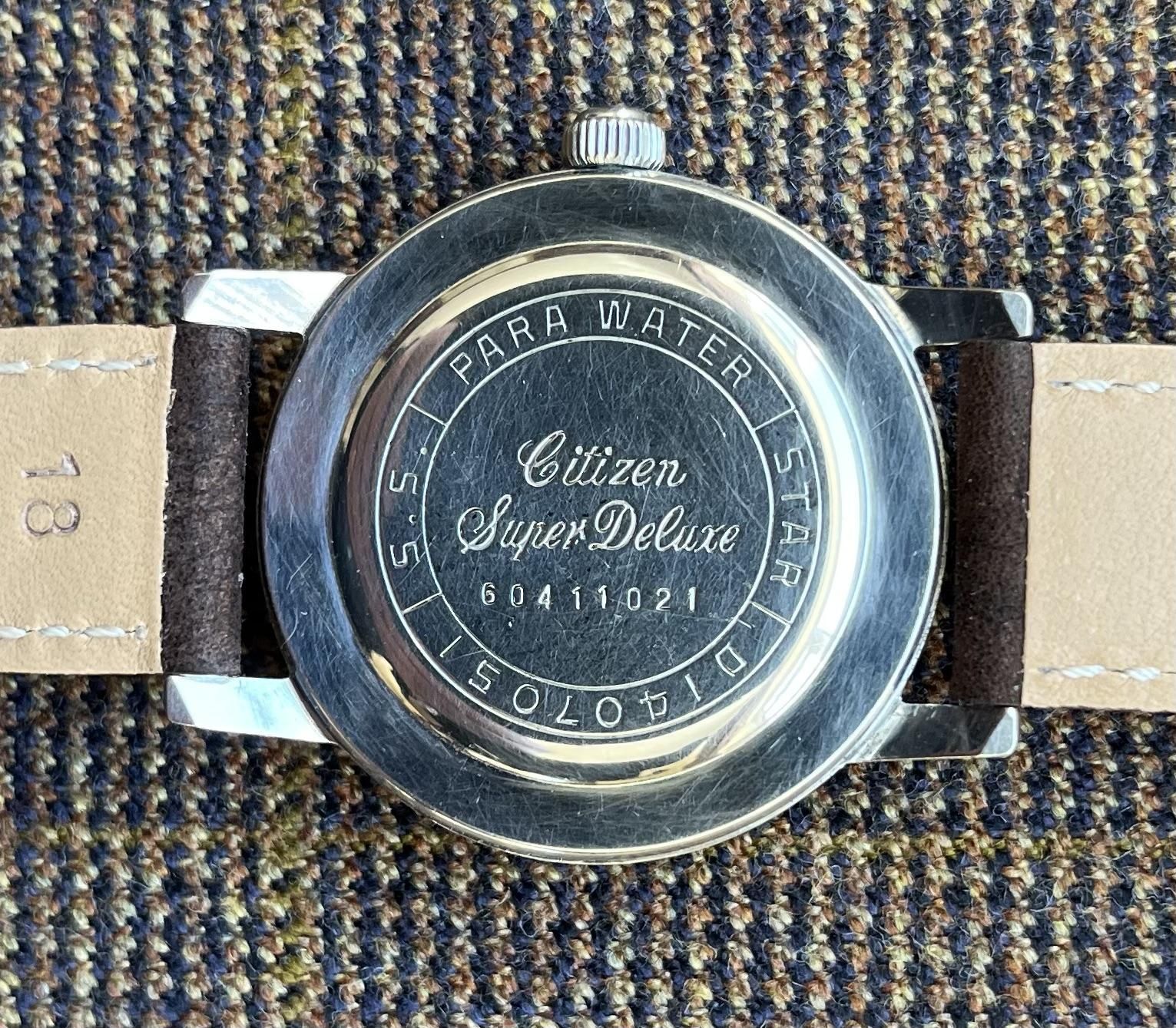 More wabi-sabi - 1966 Citizen Super Deluxe 25 jewels | WatchCrunch