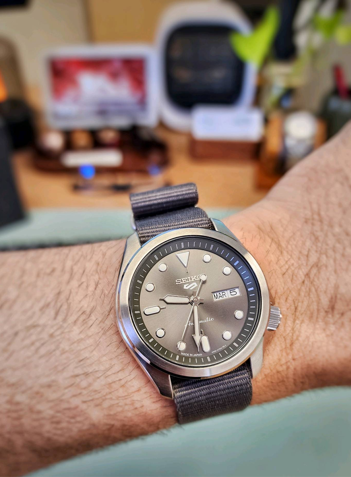 Seiko 5 Sports Gray Men's Watch - SRPE61 for sale online | eBay