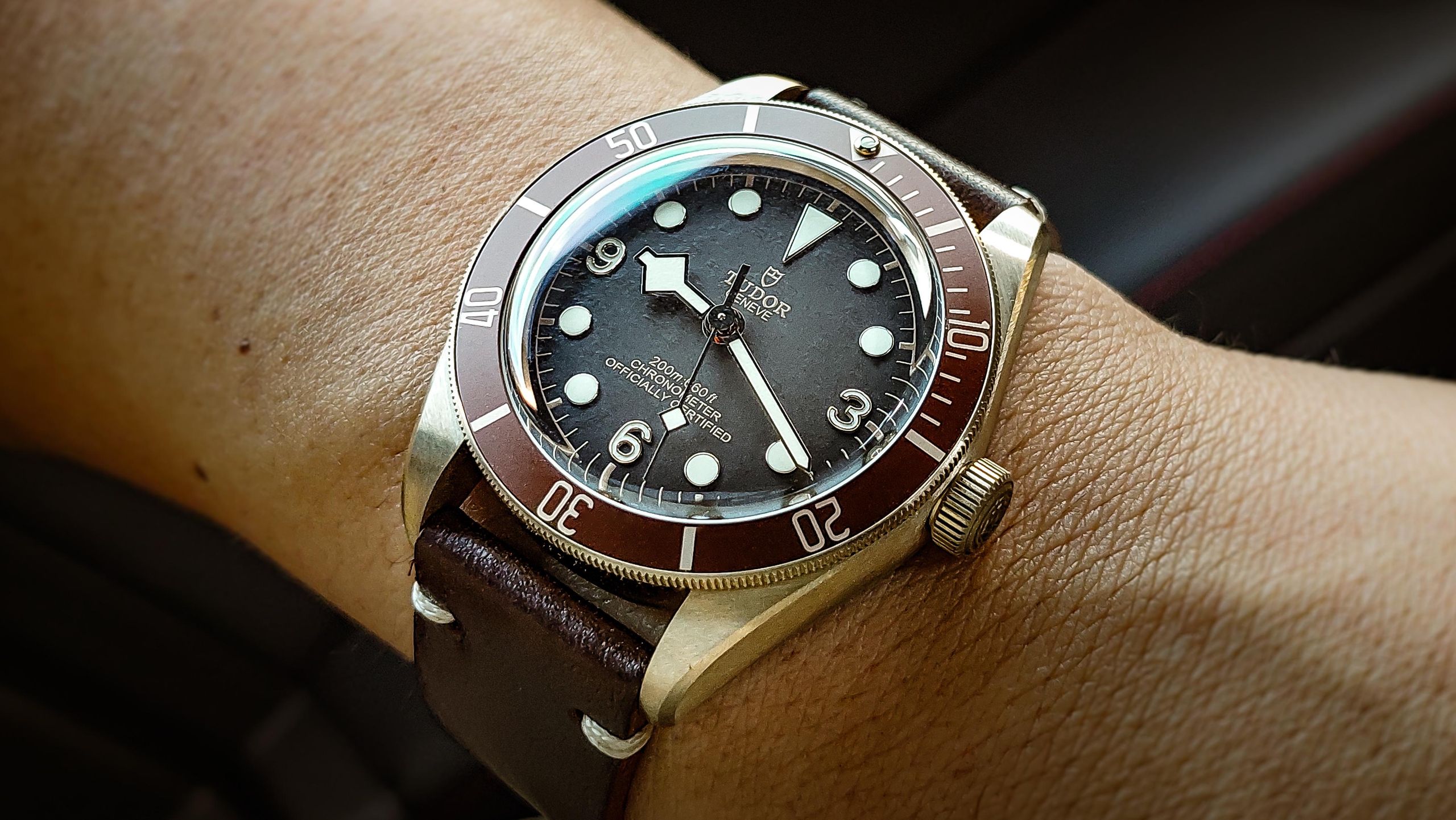 Tudor Black Bay 58 Bronze on Leather | WatchCrunch