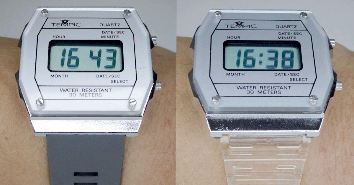 Tempic Yesterday, I got this TEMPIC LCD watch. It didn't come with a strap, so ...