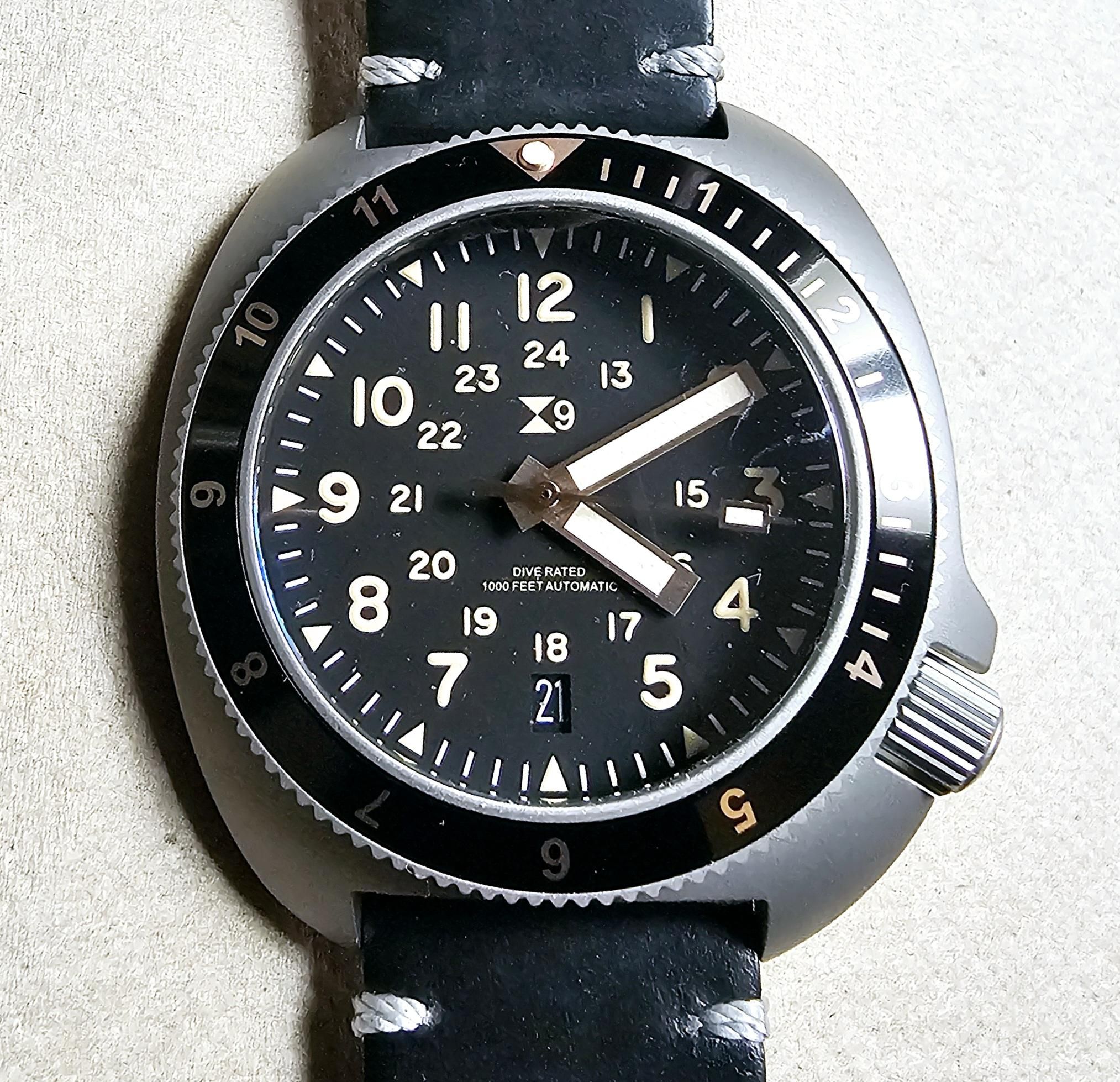 TC-9 Titanium Turtle Watch, 1970 Field Edition | WatchCrunch