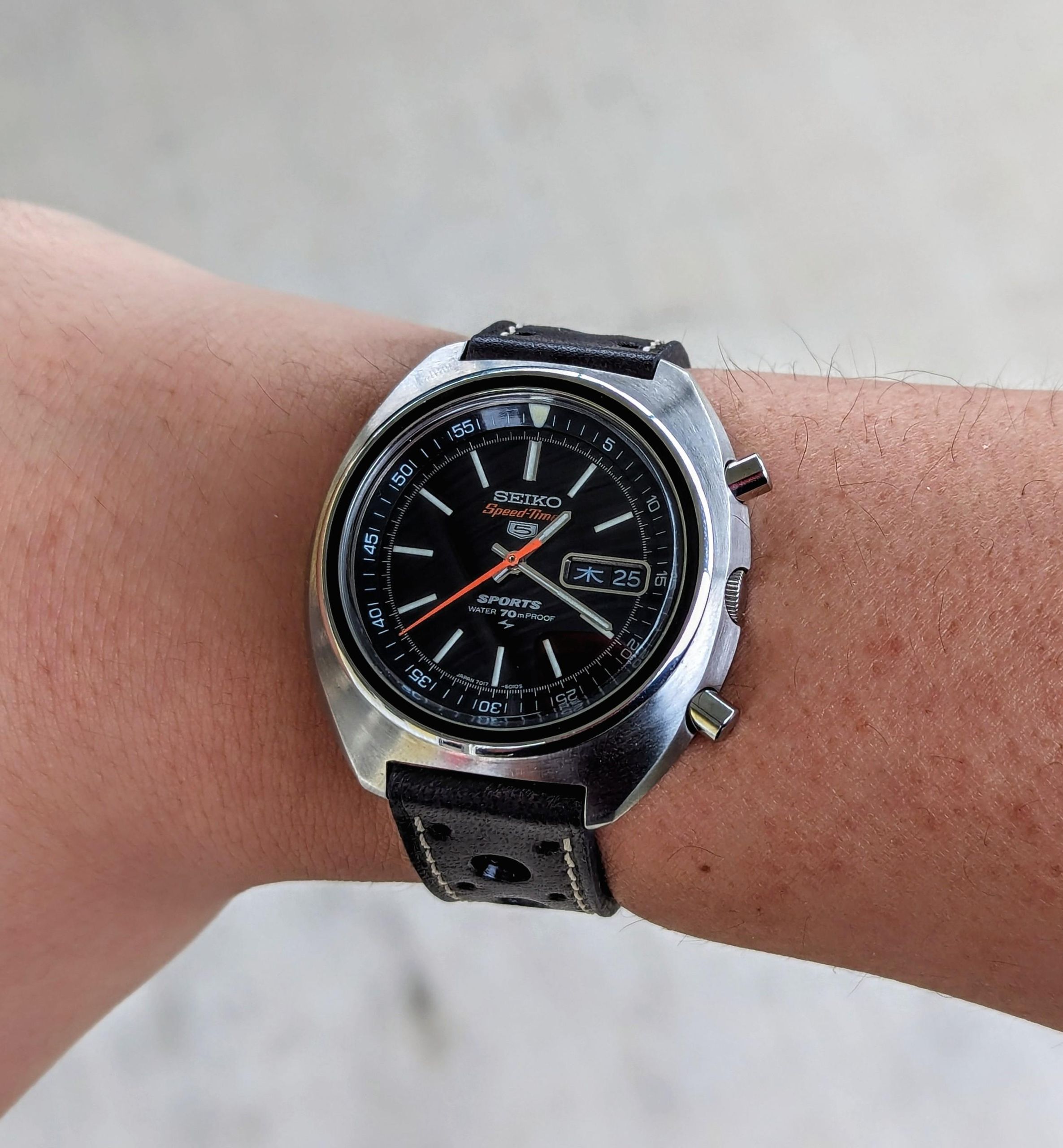 New (to me) Watch Alert! Seiko 5 Sports Speed-Timer 7017-6010