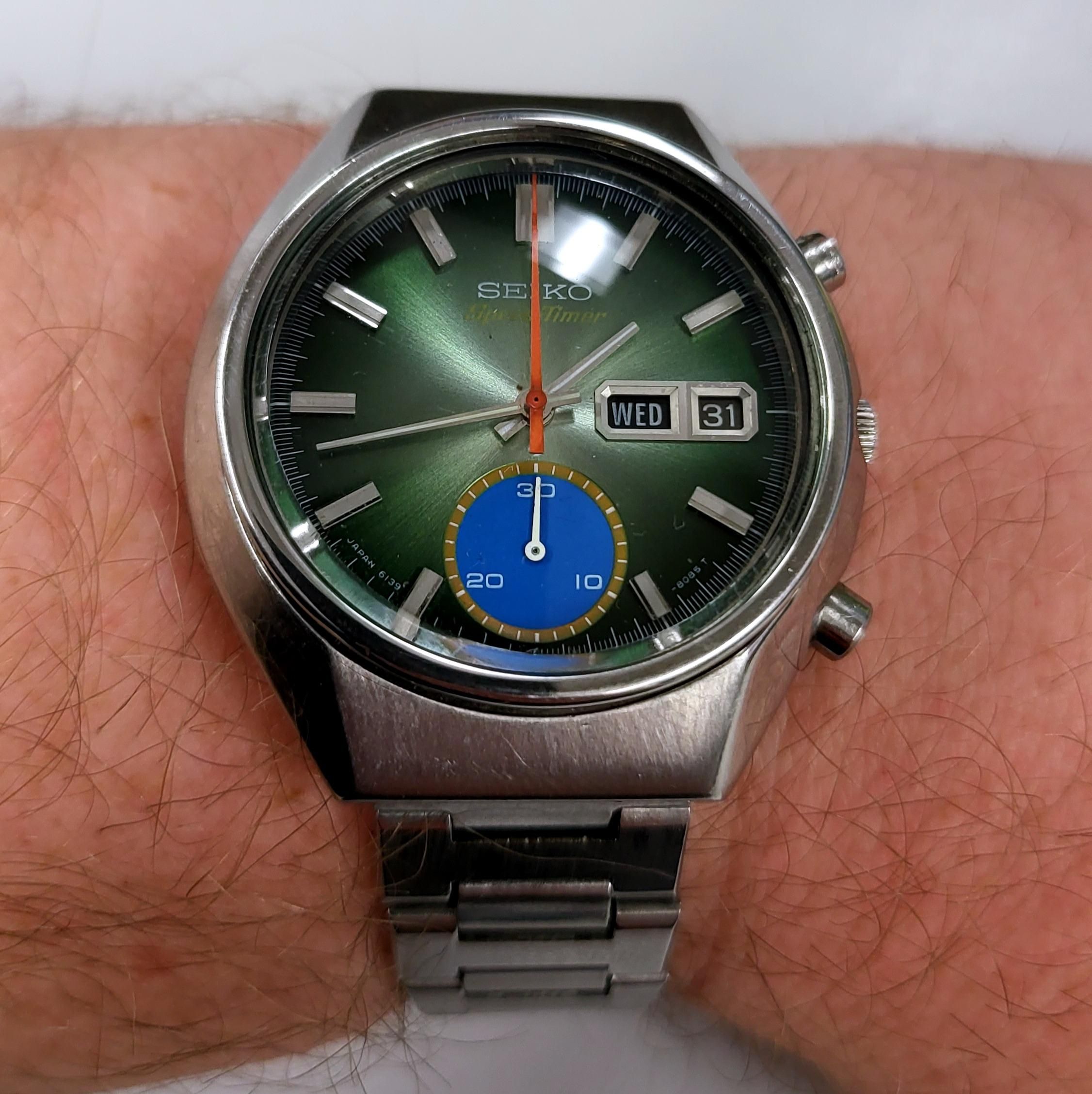 The Grail has Arrived. 1976 Seiko 6139-8040 JDM Speedtimer The Grail has Arrived. 1976 Seiko 6139-8040 JDM Speedtimer