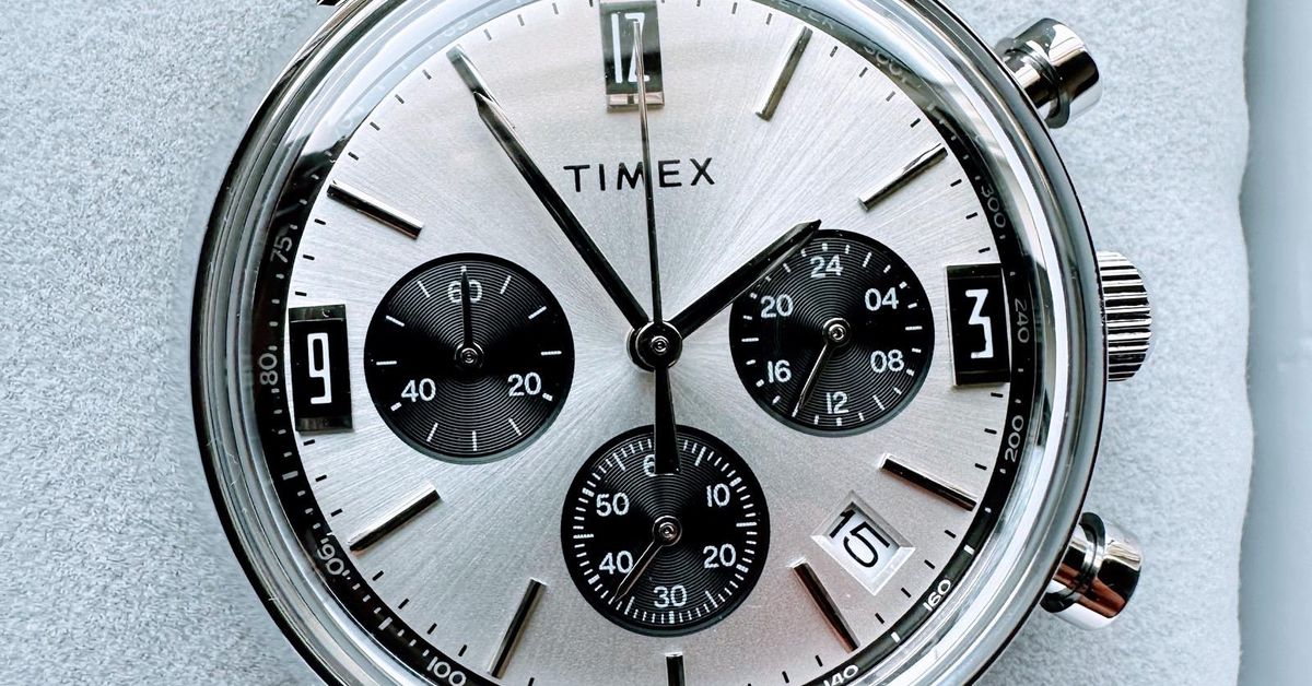 Timex Panda Collection NWA: Timex Marlin Chrono (First Panda) | WatchCrunch