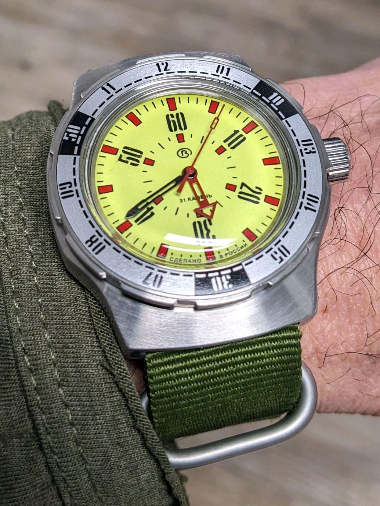 Vostok Amphibia 16032V Pripyat Chernobyl | WatchCrunch