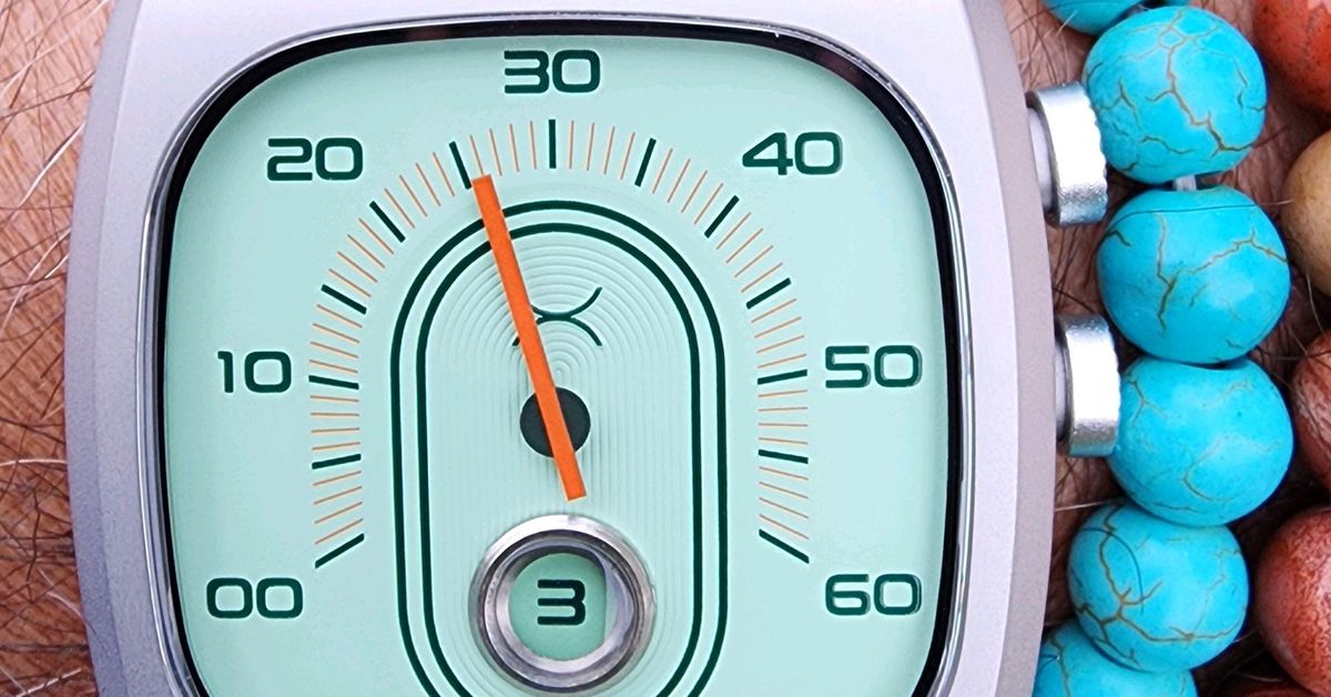 XERIC Retroscope Jump Hour Vintage Mint | WatchCrunch