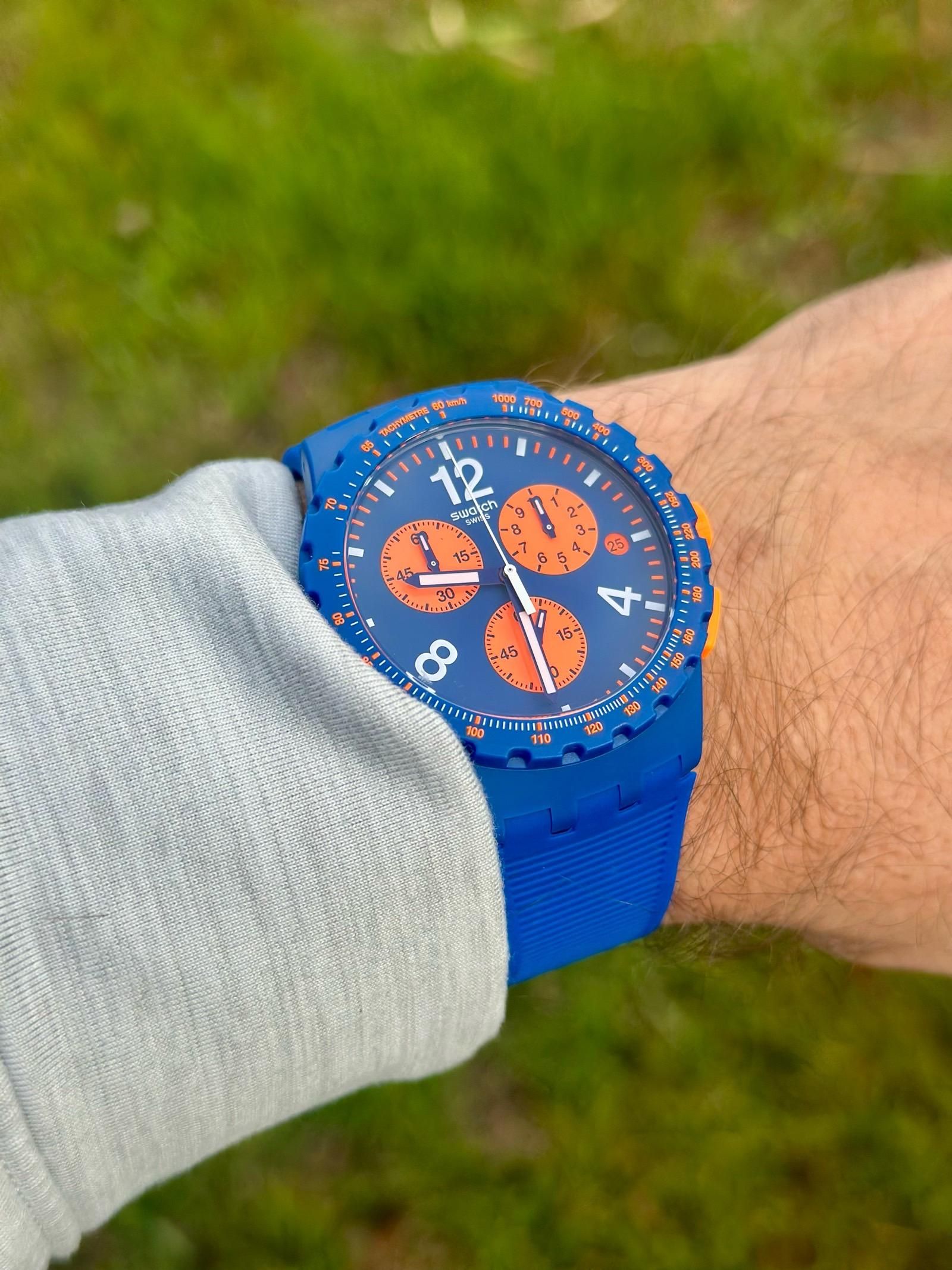 Swatch Primarily Blue | WatchCrunch