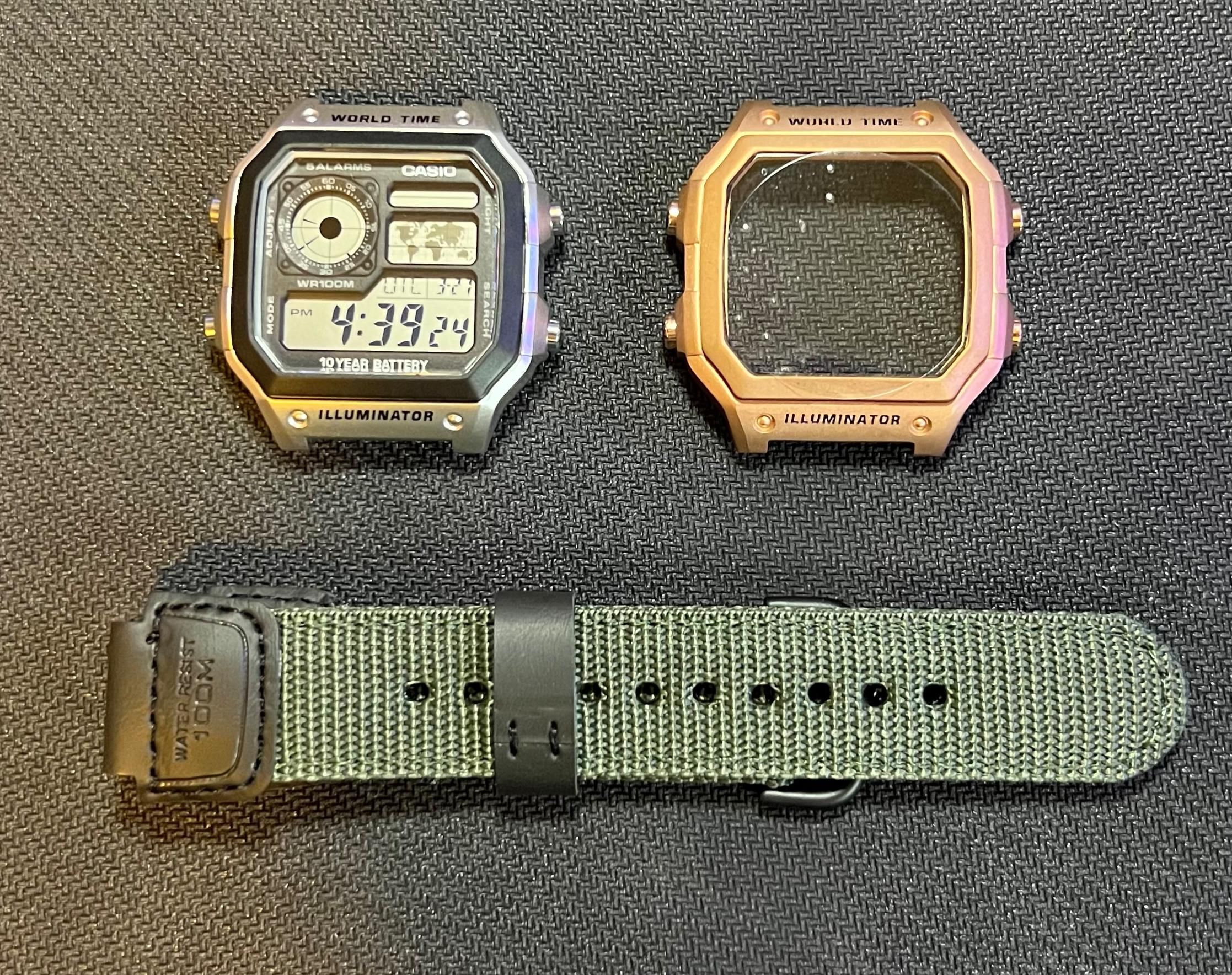 Casio AE1200 in bronze | WatchCrunch