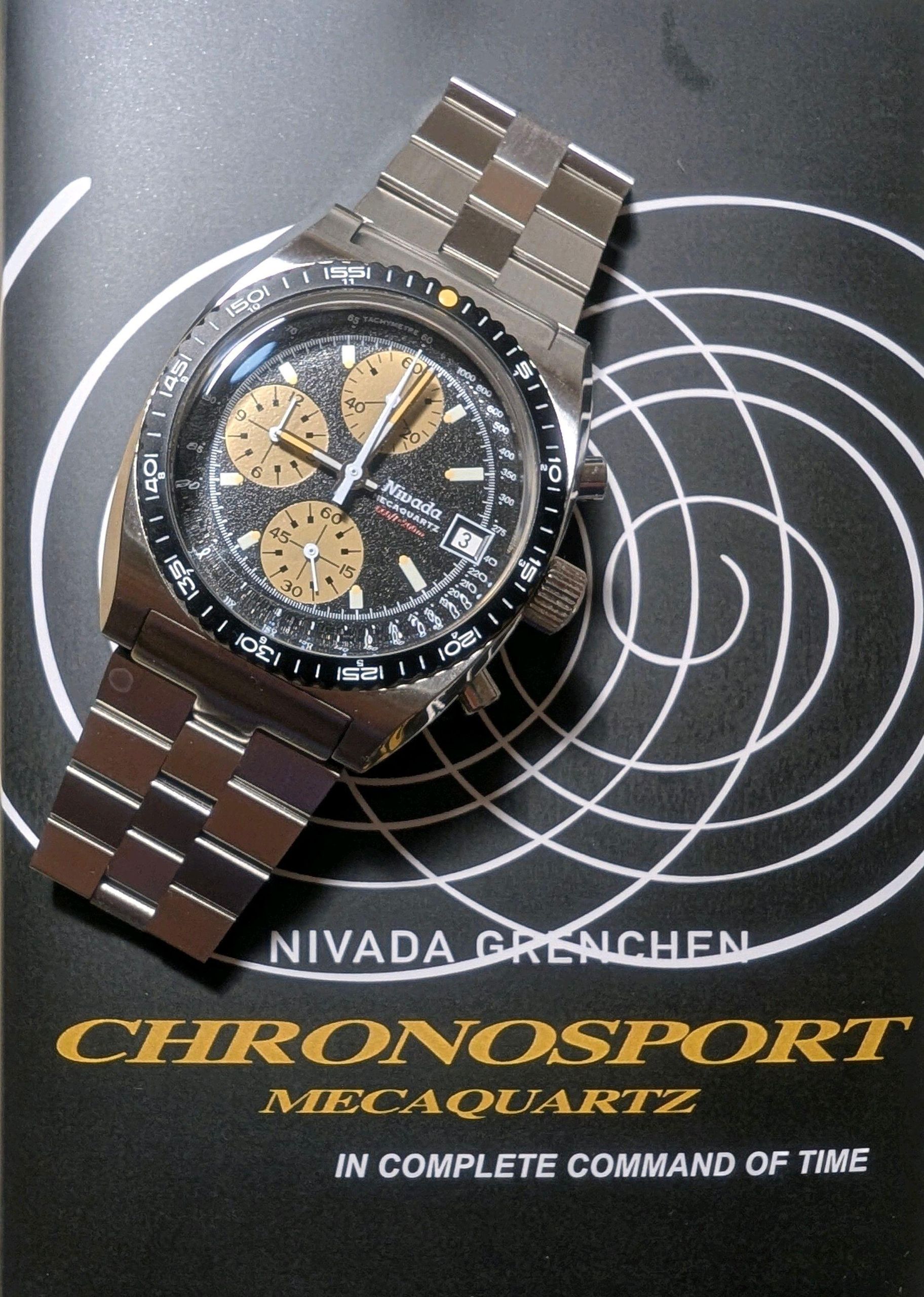 NWA Nivada Grenchen Chronosport Mecaquartz | WatchCrunch