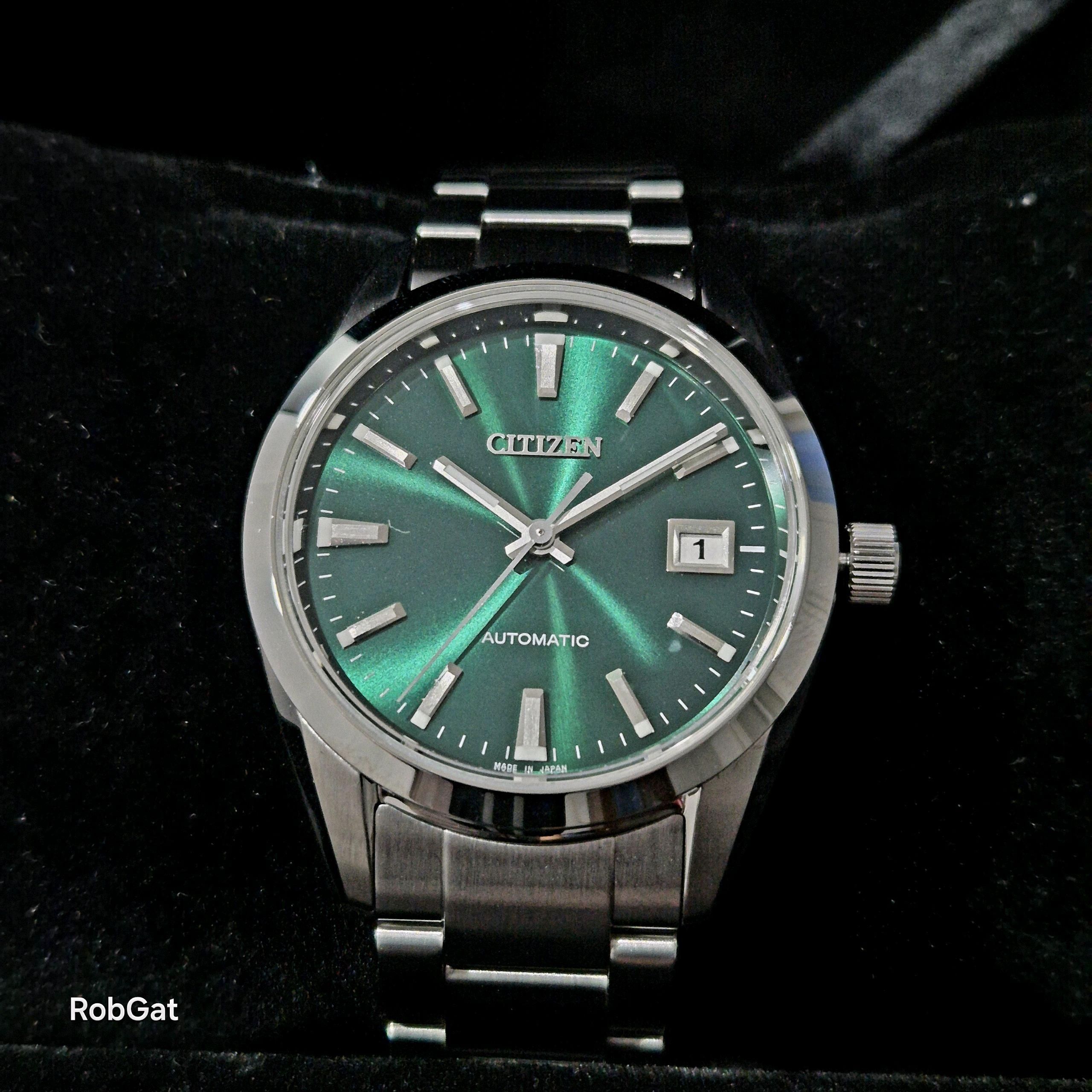 4点セット　FNTC TNTC 147 グリーン Citizen NB1051-56W | WatchCrunch