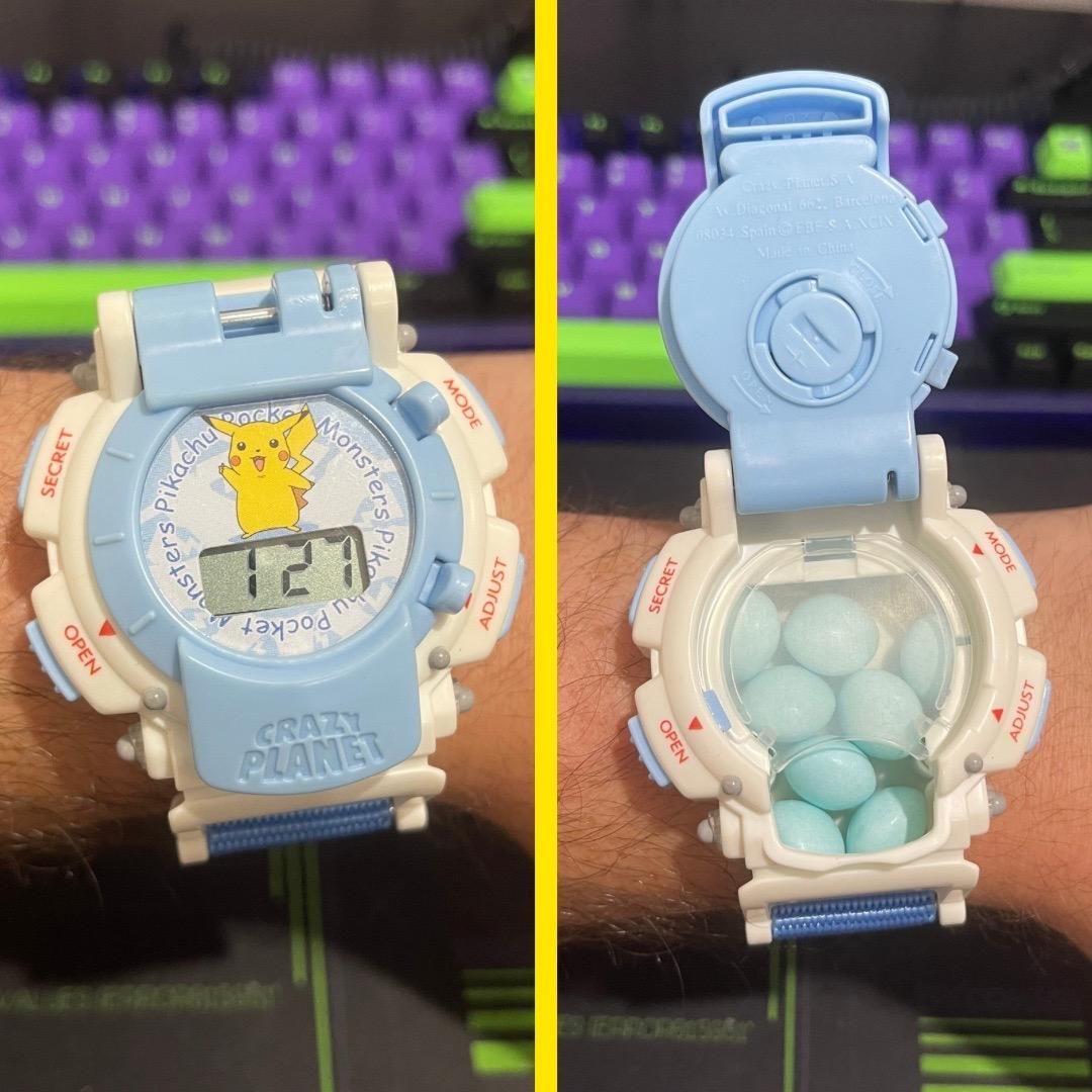 Crazy Planet Gum Watch (Pikachu) | WatchCrunch
