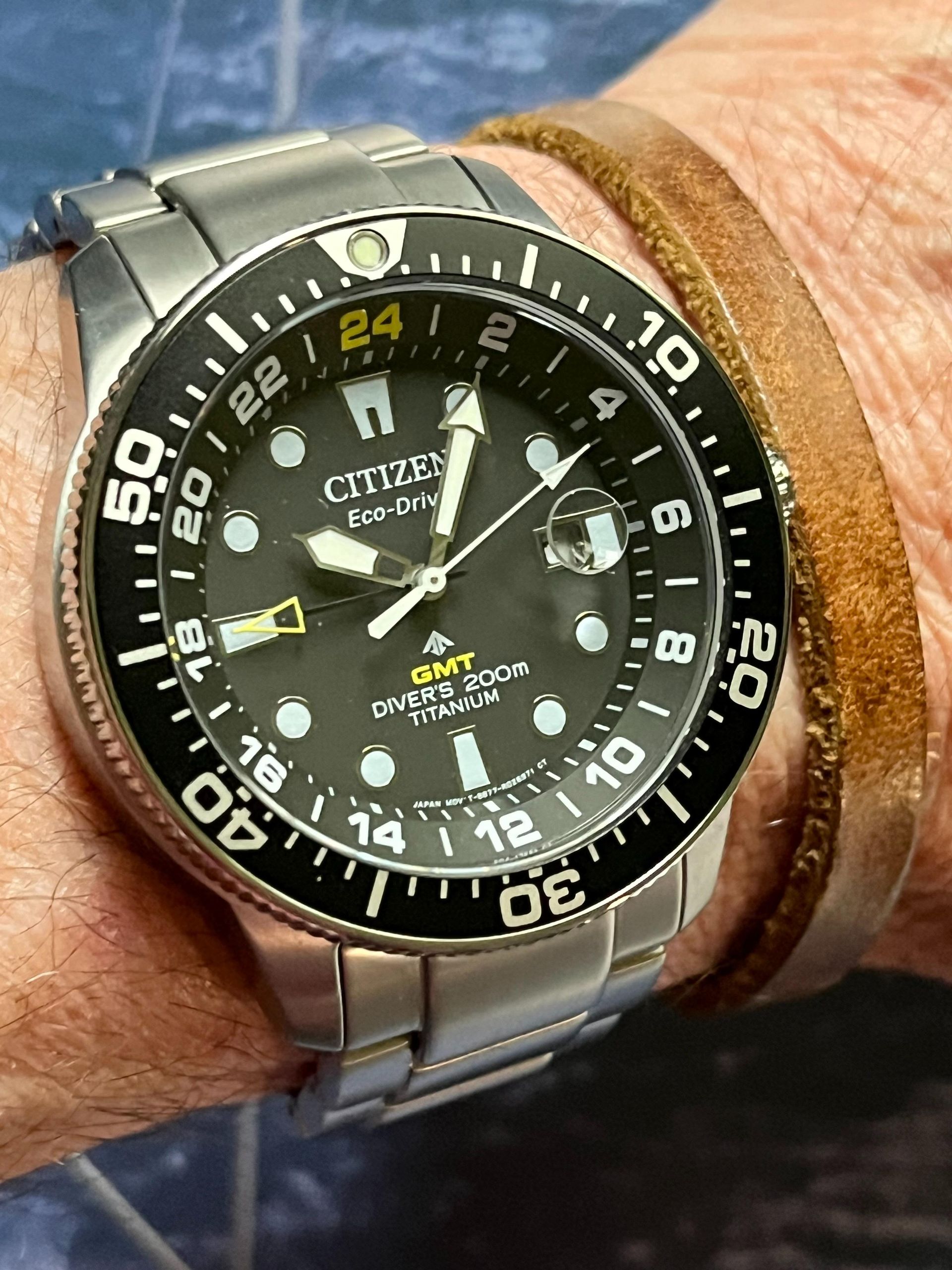 First Citizen - First Titanium - Promaster GMT Diver | WatchCrunch