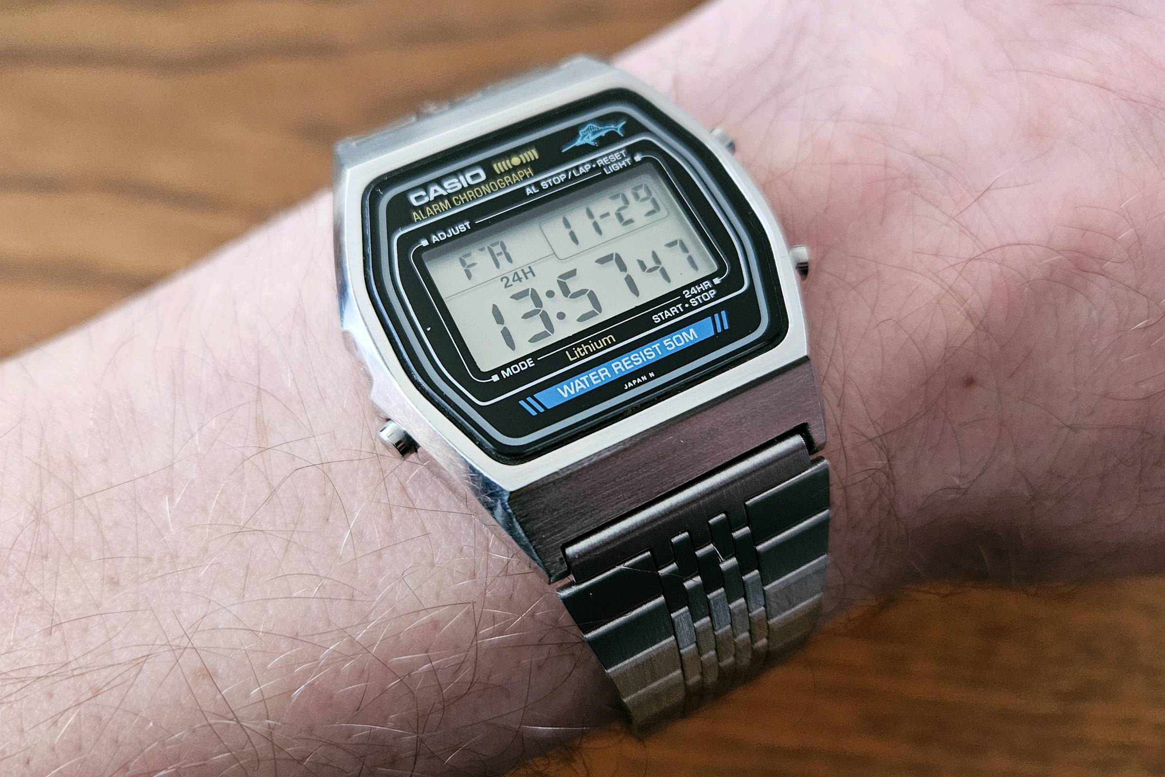 Casio Marlin W-35  the fish is swimming | WatchCrunch