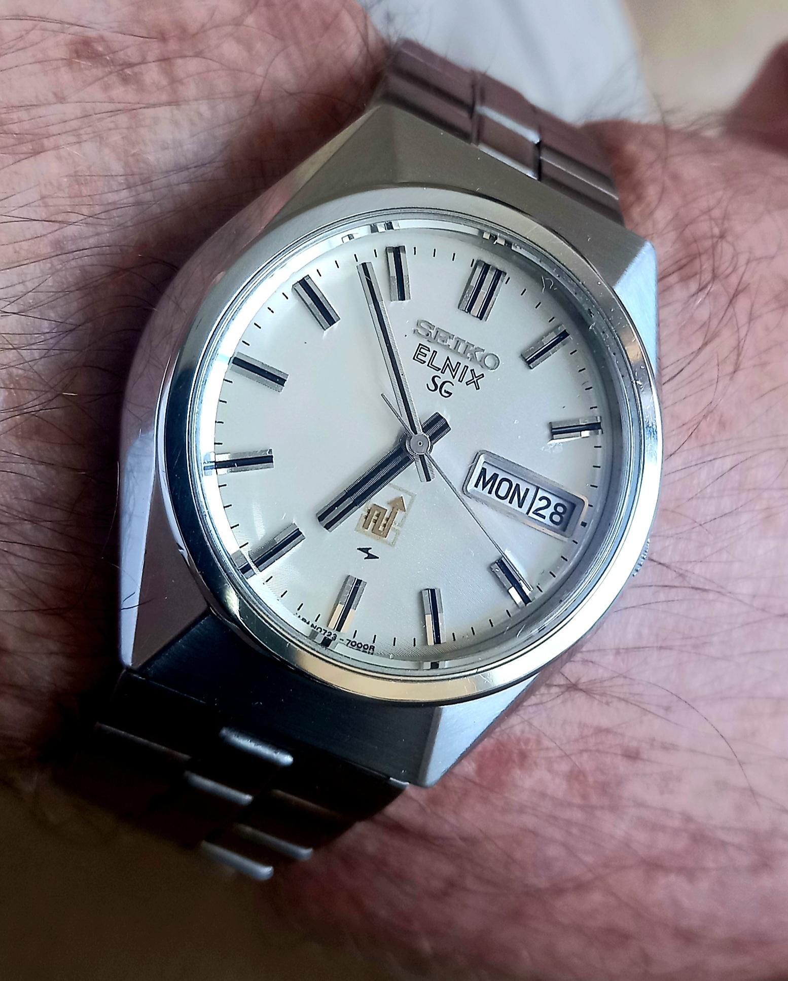 SEIKO Elnix SG Electronic 16 jewel 0723-7000 😃 | WatchCrunch