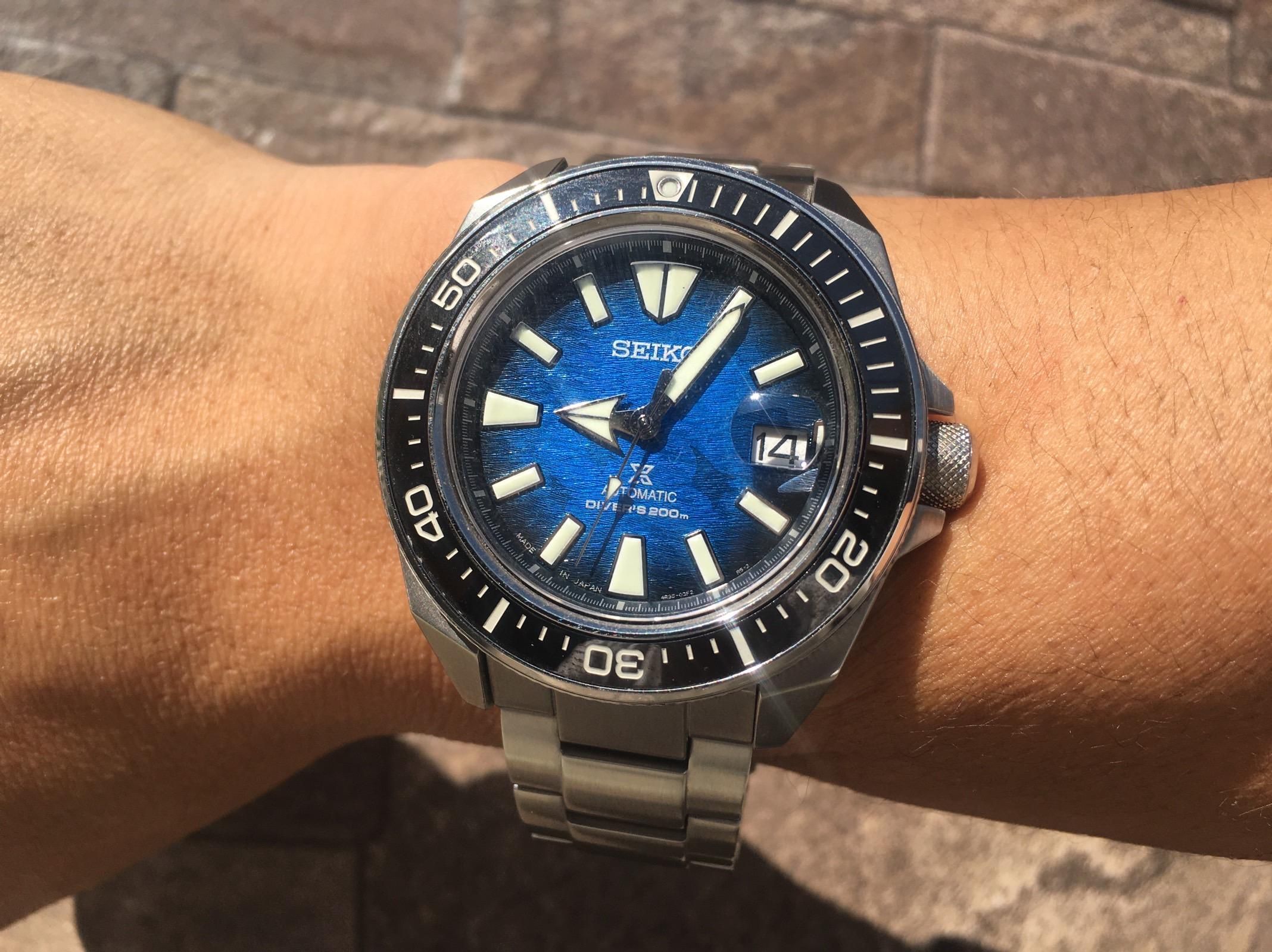 Seiko Prospex Samurai SRPE33 “Save The Ocean” | WatchCrunch