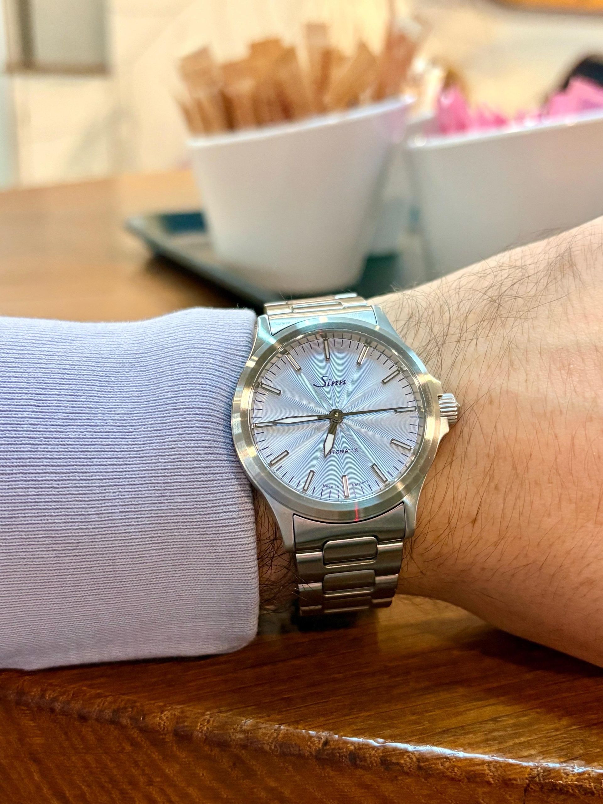 The Sinn 556 LE Ice Blue Guilloché | WatchCrunch