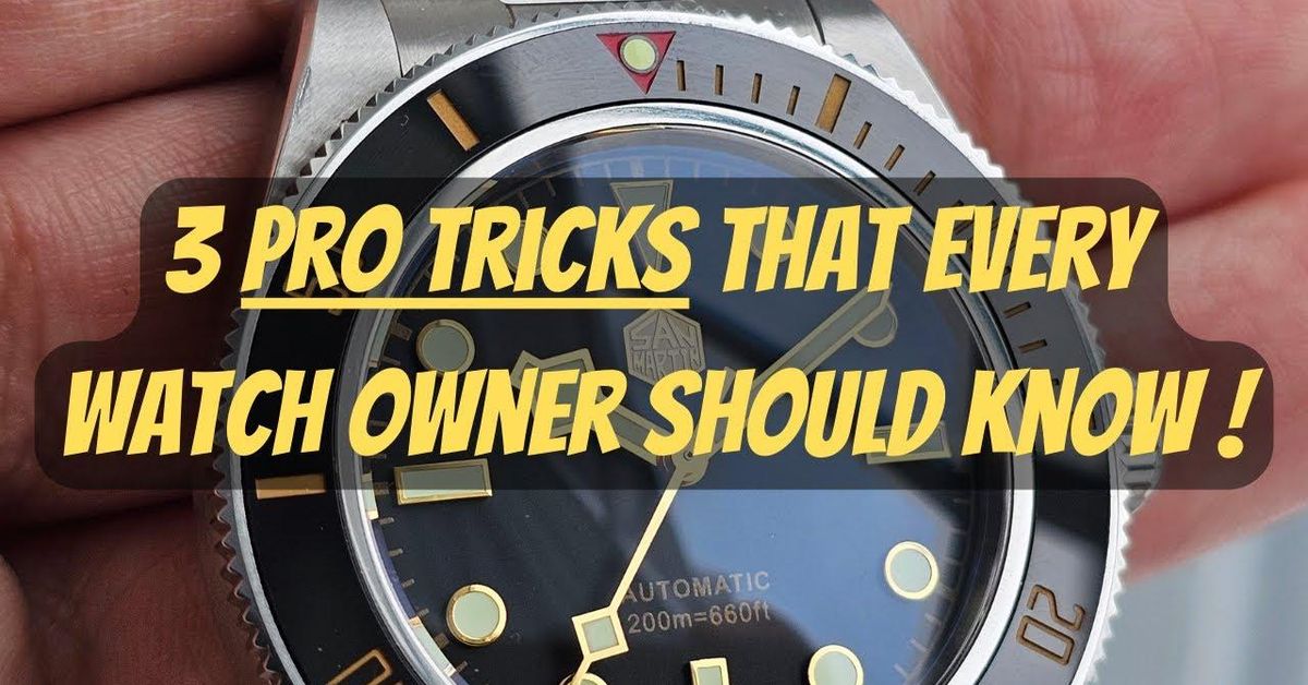 3 PRO TRICKS THAT EVERY WATCH OWNER SHOULD KNOW! | WatchCrunch