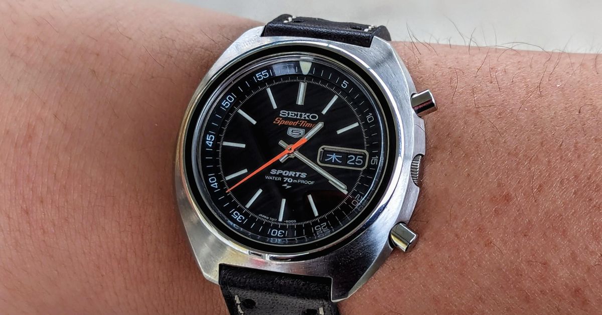 New (to me) Watch Alert! Seiko 5 Sports Speed-Timer 7017-6010